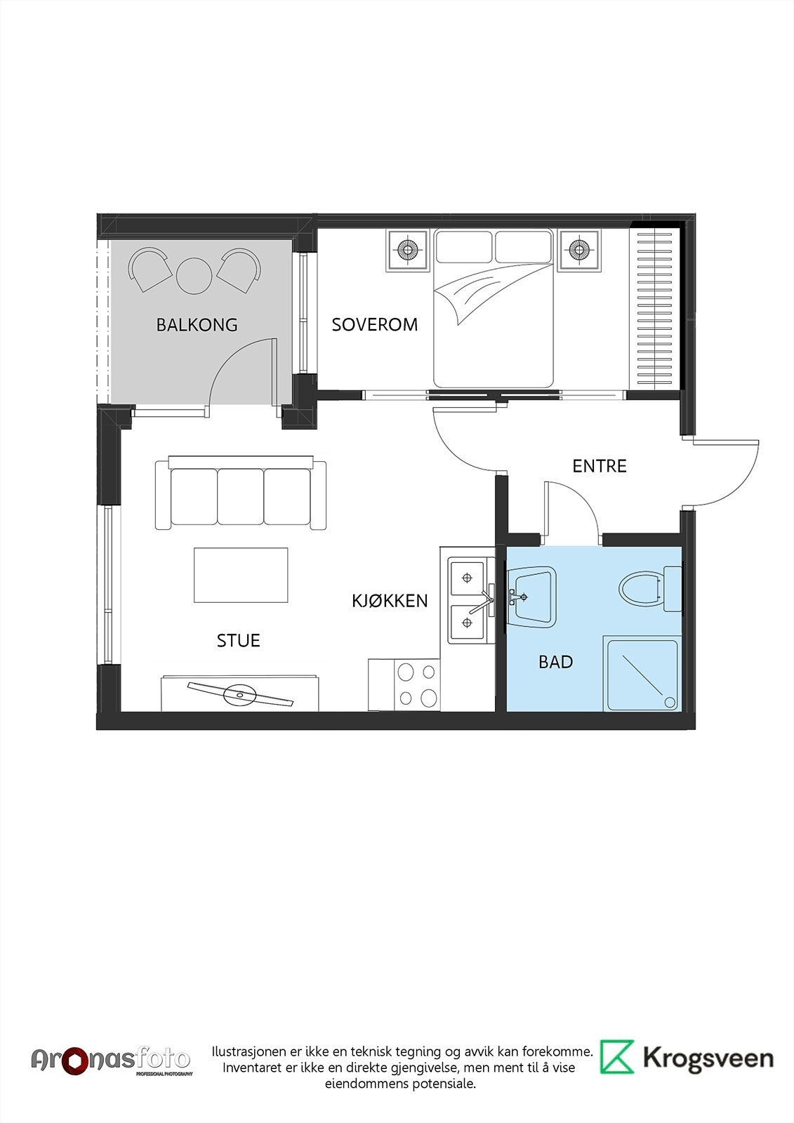 Plantegning Galleribilde