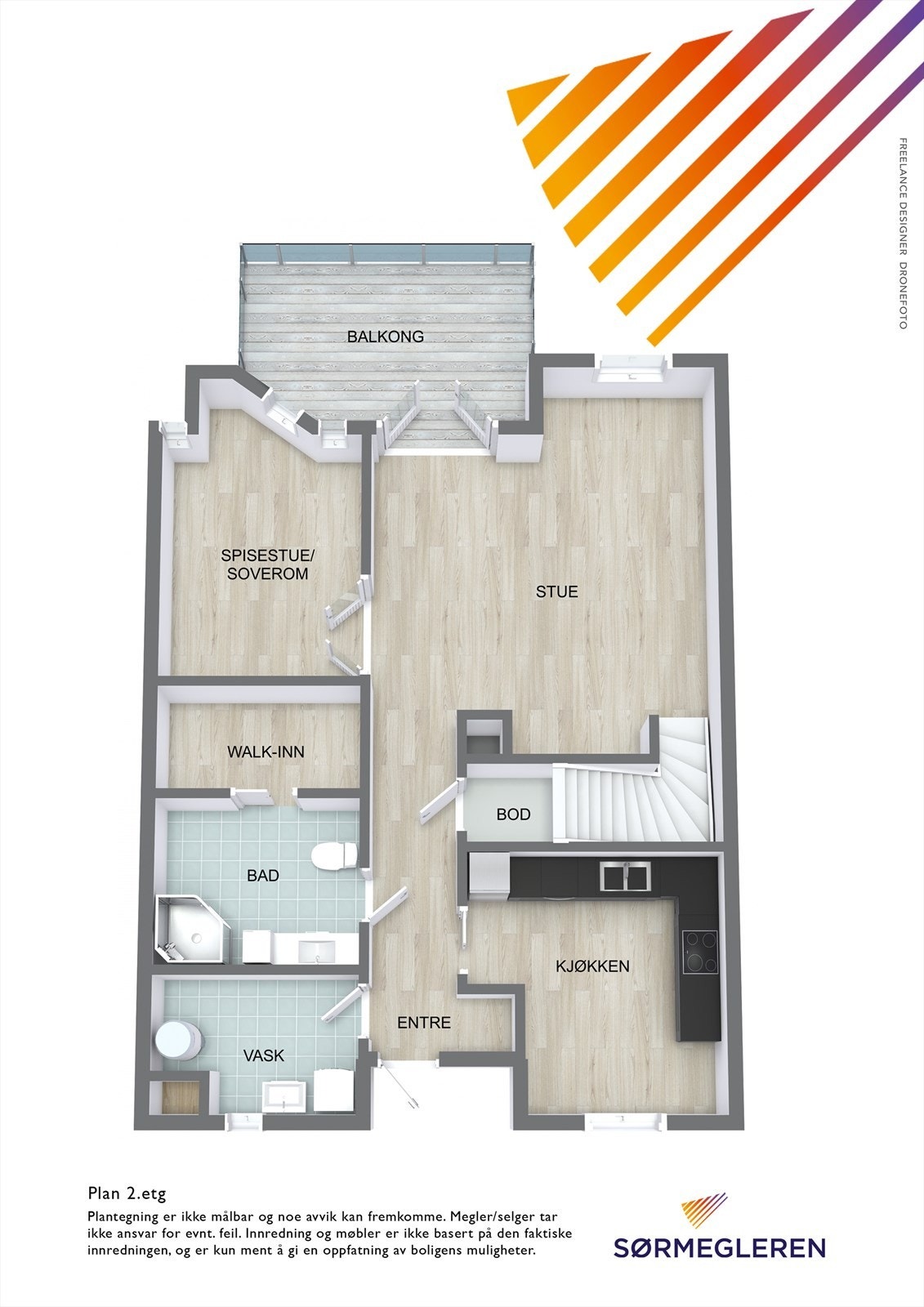 Planskisse 2.etasje Galleribilde