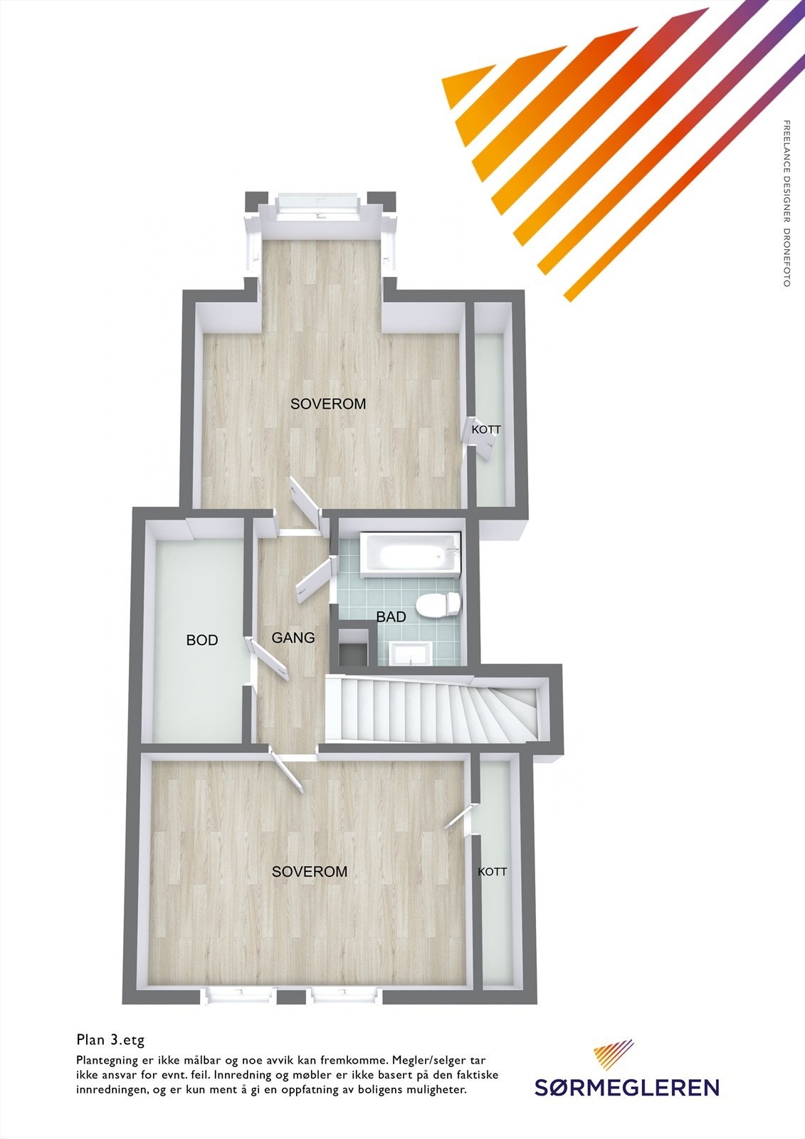 Planskisse loft Galleribilde
