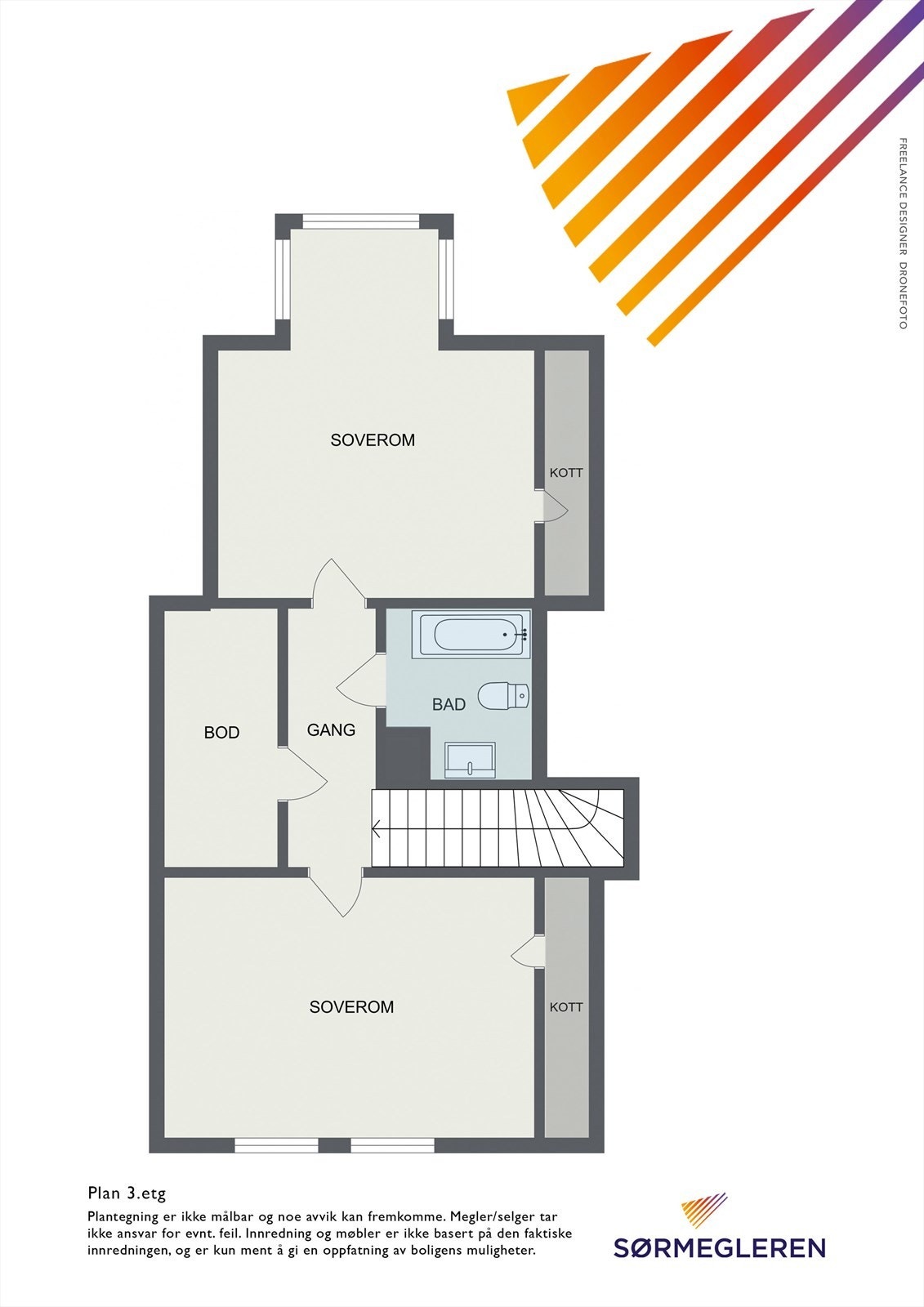 Planskisse loft Galleribilde