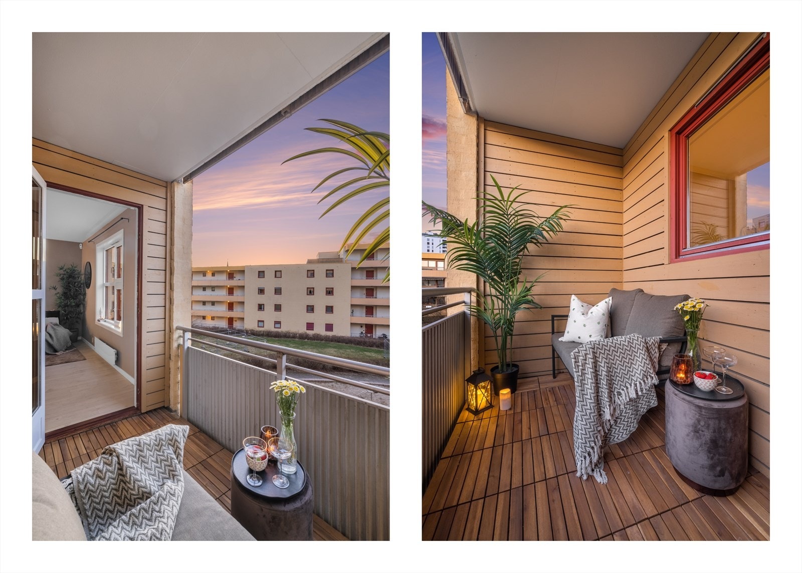 Her har du plass til å innrede med sittegruppe, grill og annet ønsket interiør Galleribilde