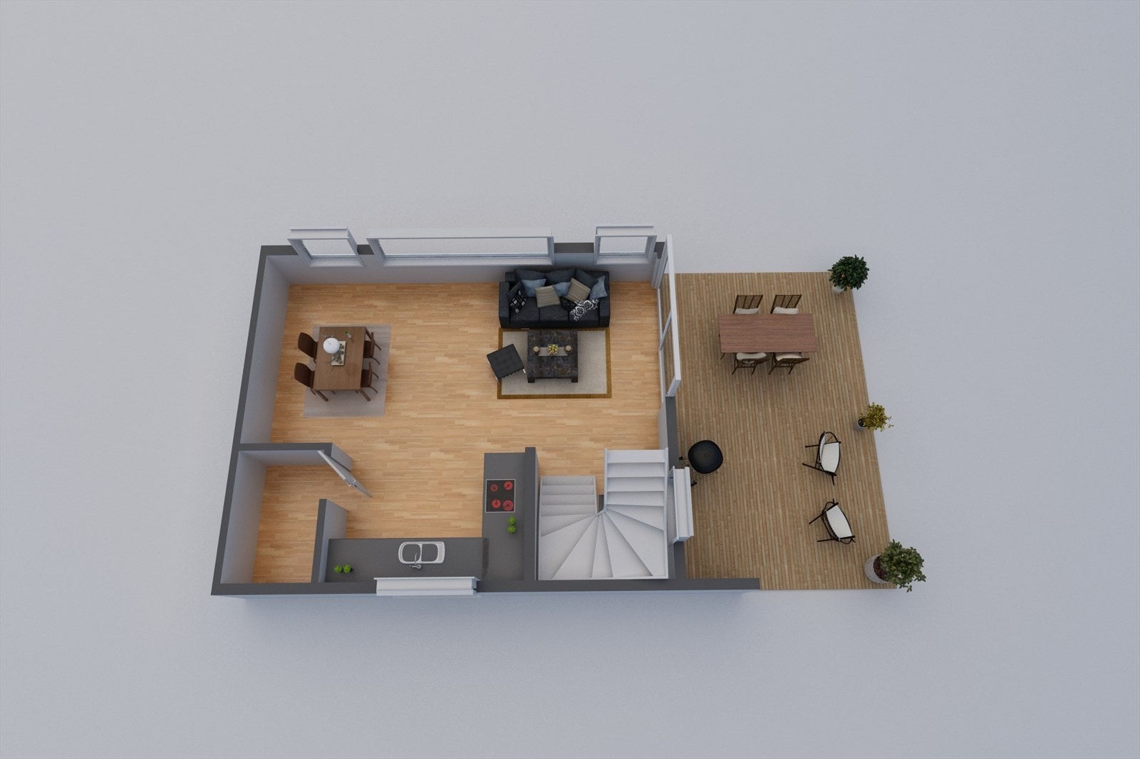 Planskisse 2. etasje. Galleribilde