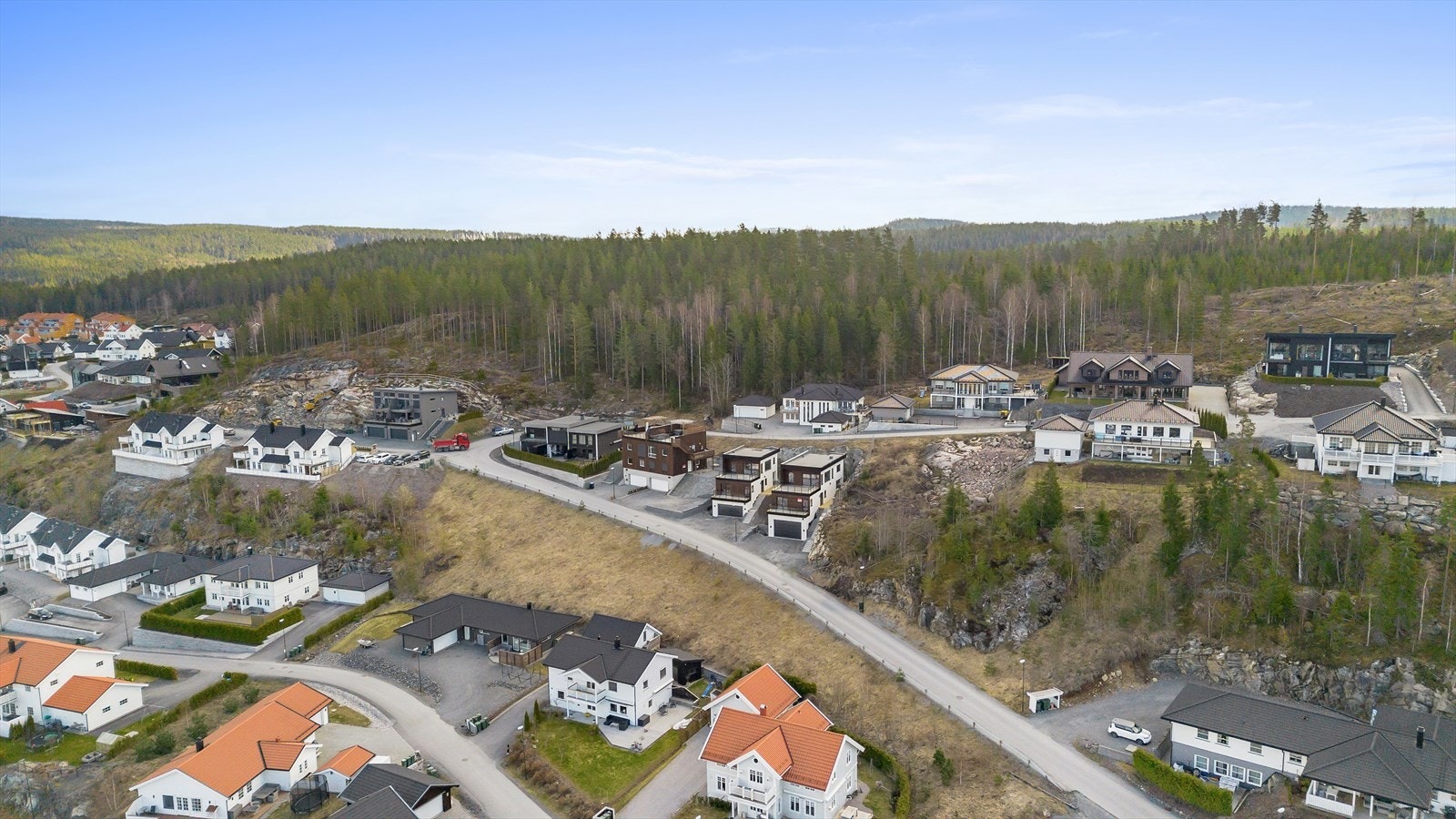 Oversiktsbilde av nabolaget. Galleribilde