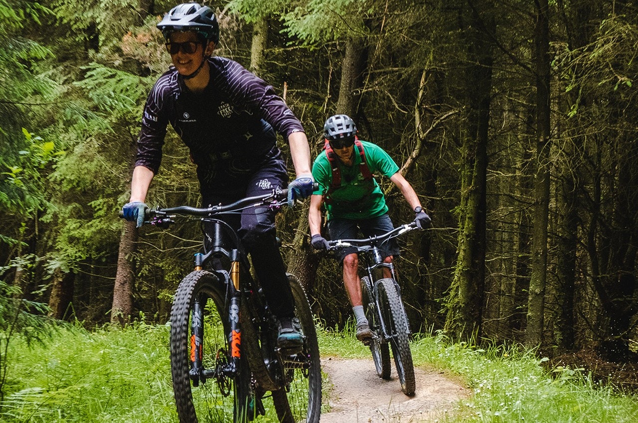 Området har flotte sykkelstier. Galleribilde
