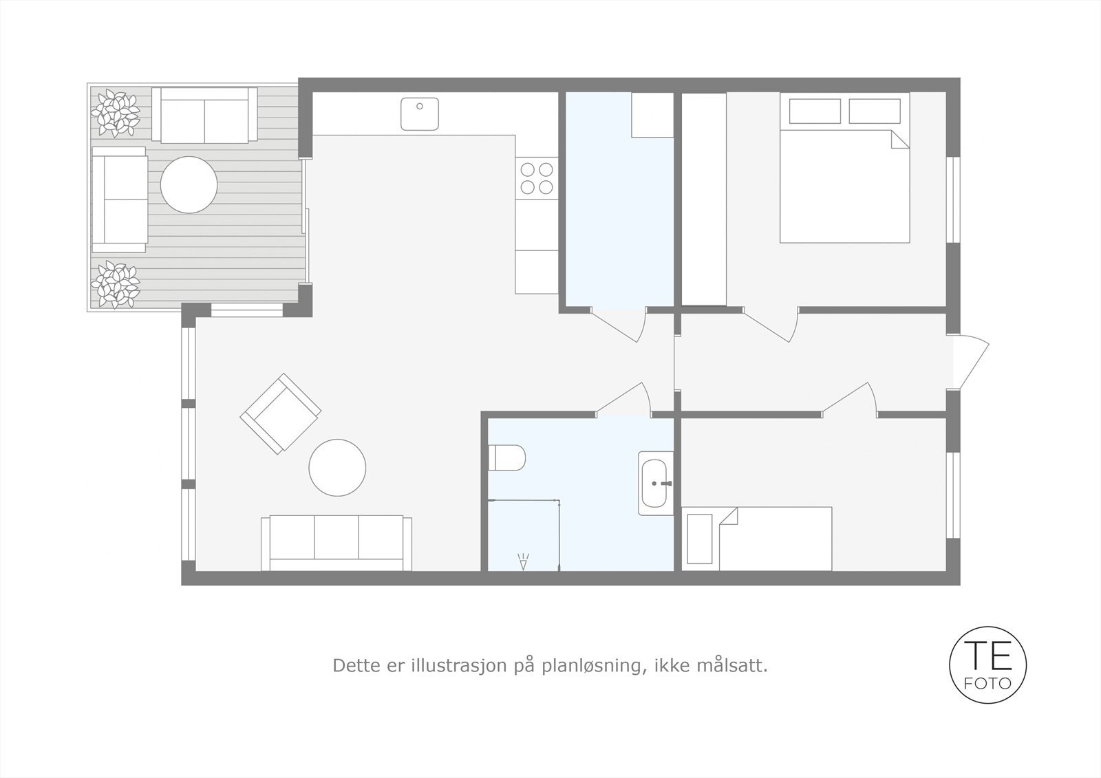 2D planskisse Galleribilde