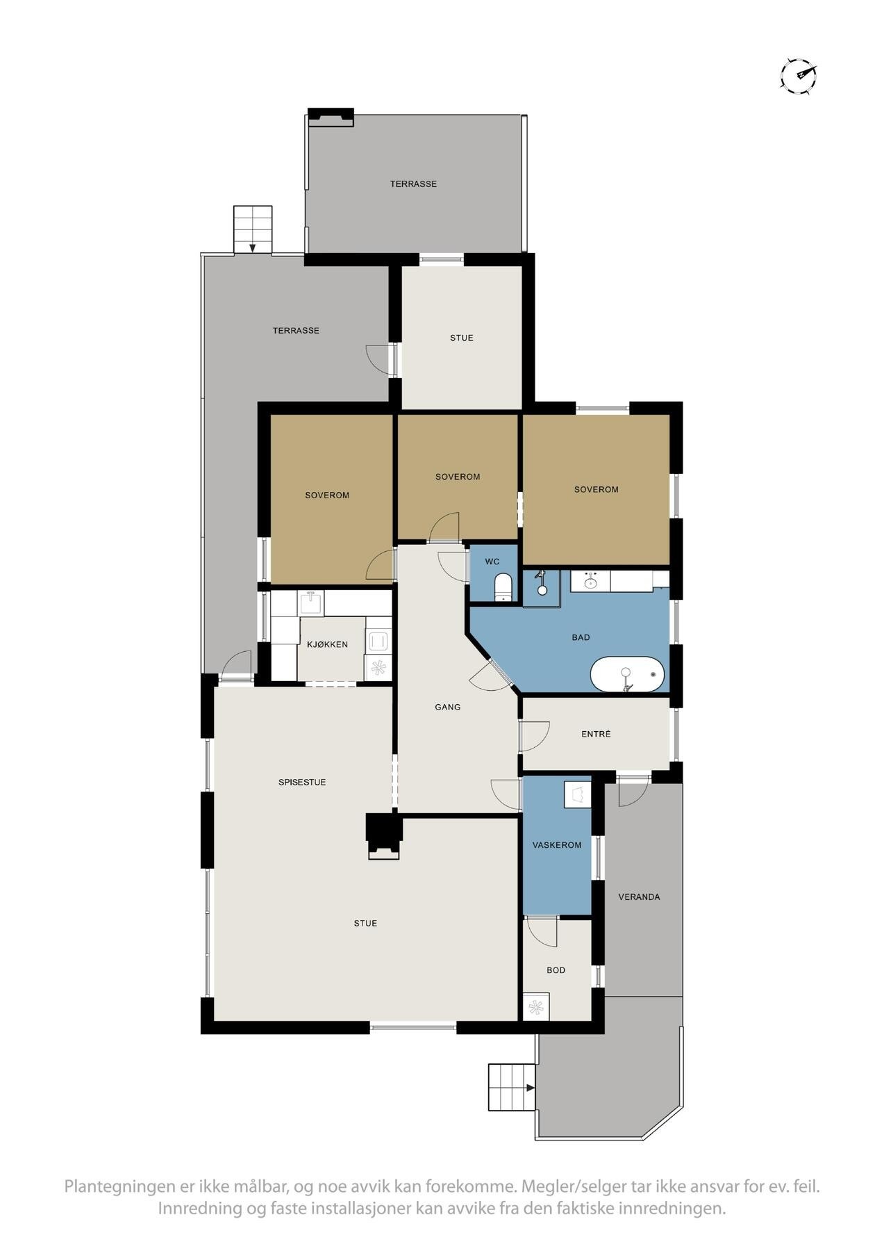 Plantegning Galleribilde