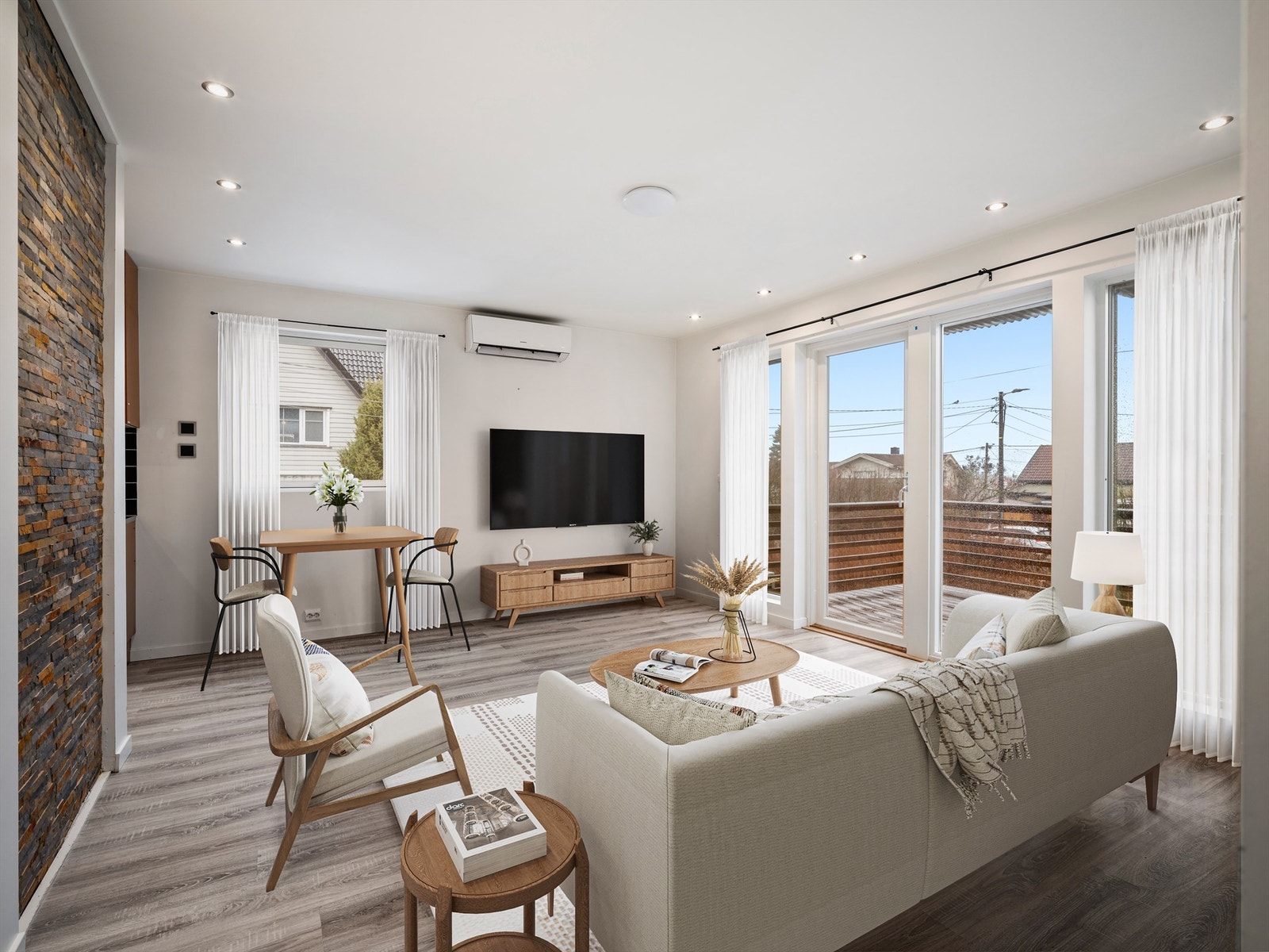 Tomannsboligens to enheter har begge 68 kvm. BRA-i. Galleribilde