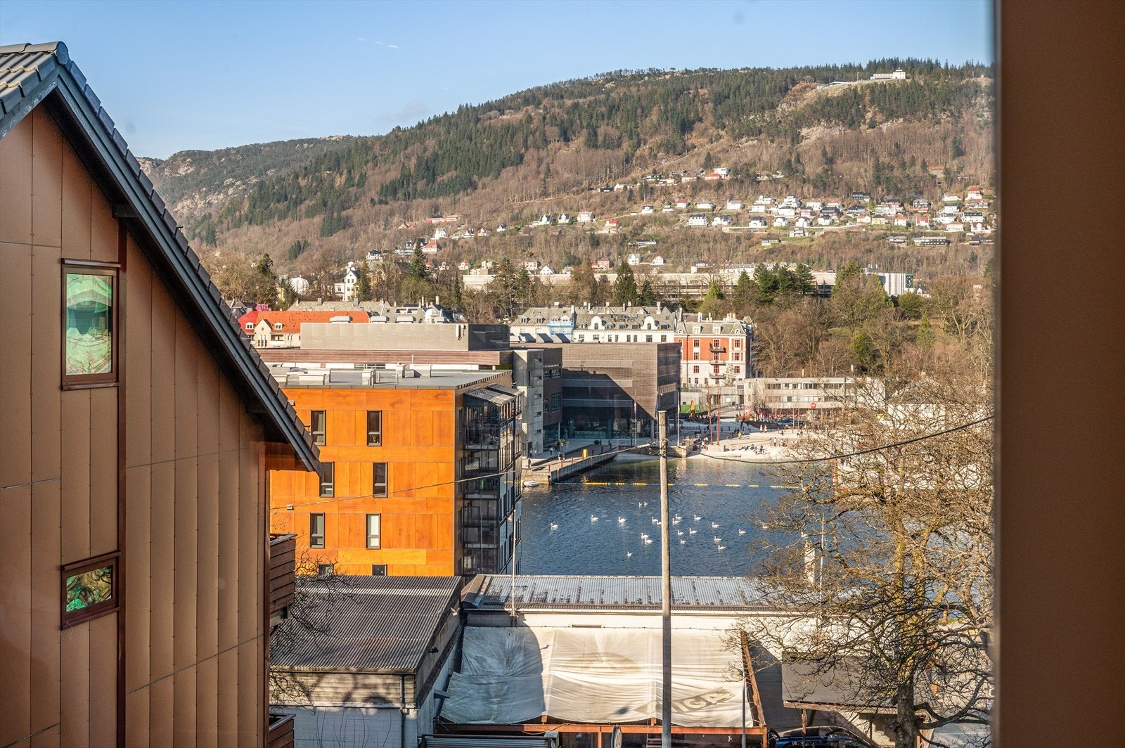 - Lys 3-roms med nyere oppgraderinger, inkl. varmtvann i felleskost og fast garasjeplass - Galleribilde