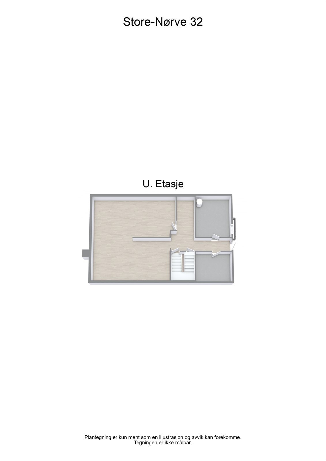 Planskisse 3D - Kjeller Galleribilde