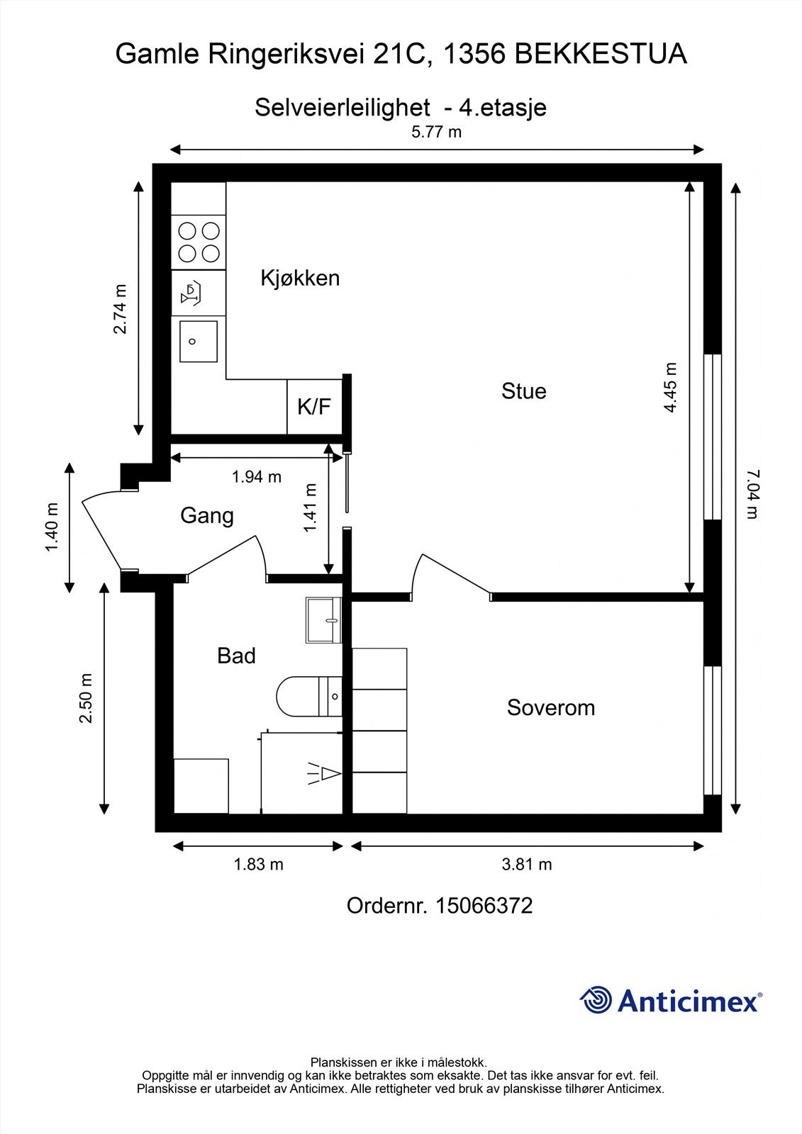 Plantegning Galleribilde