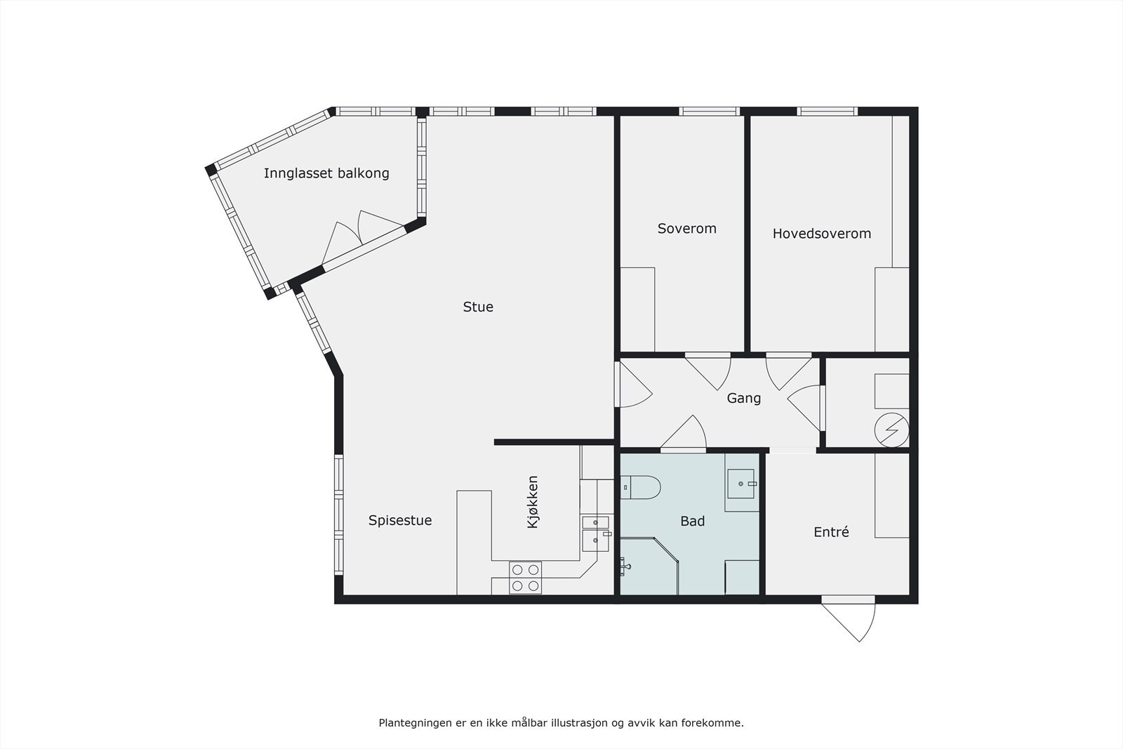 Plantegning Galleribilde