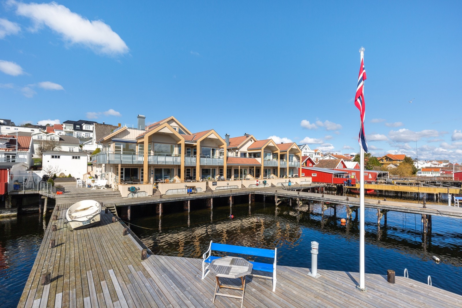 Hele eiendommen til Vaterland brygge er skjermet og smakfullt og gjennomtenkt og tilrettelagt for å legge til rette for de beste rekreasjonsmuligheter for sine beboere og deres gjester. Galleribilde