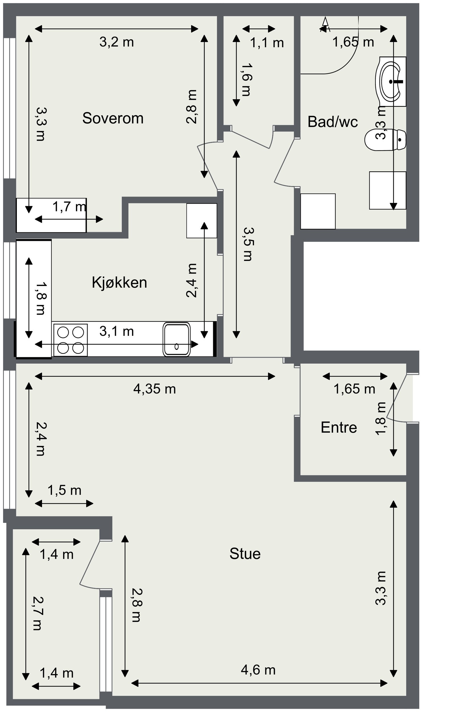 Planløsning Galleribilde