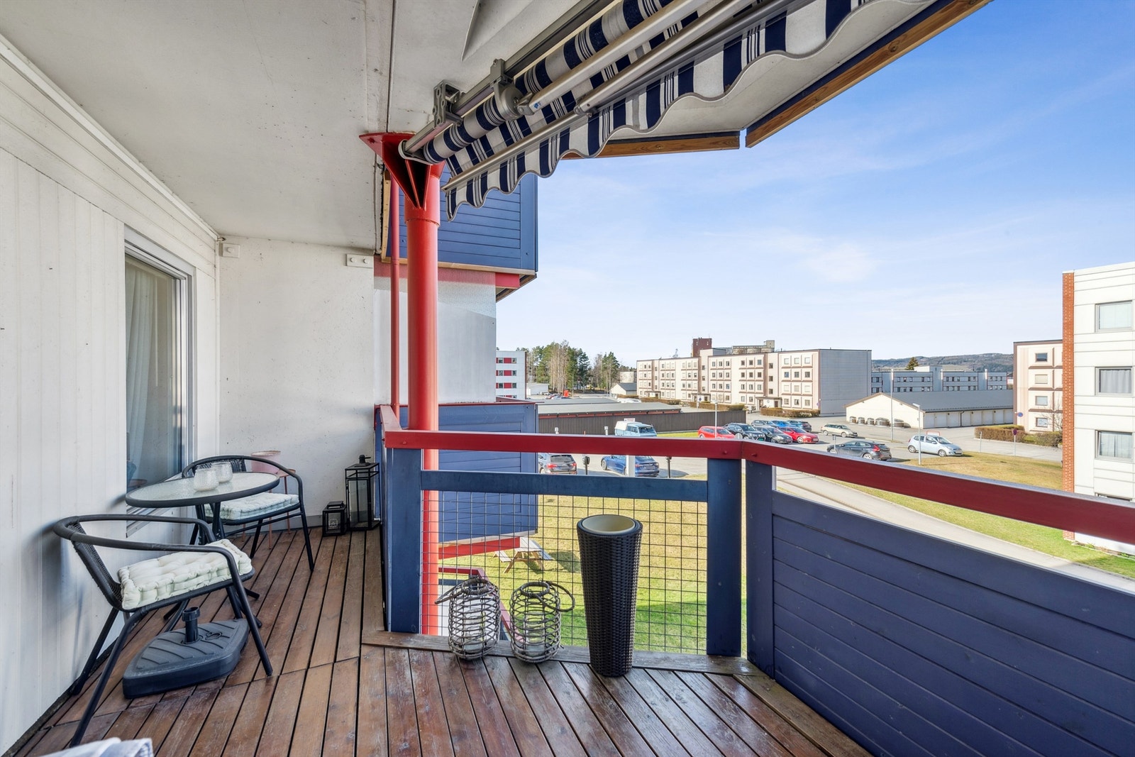 Balkong med utsyn Galleribilde