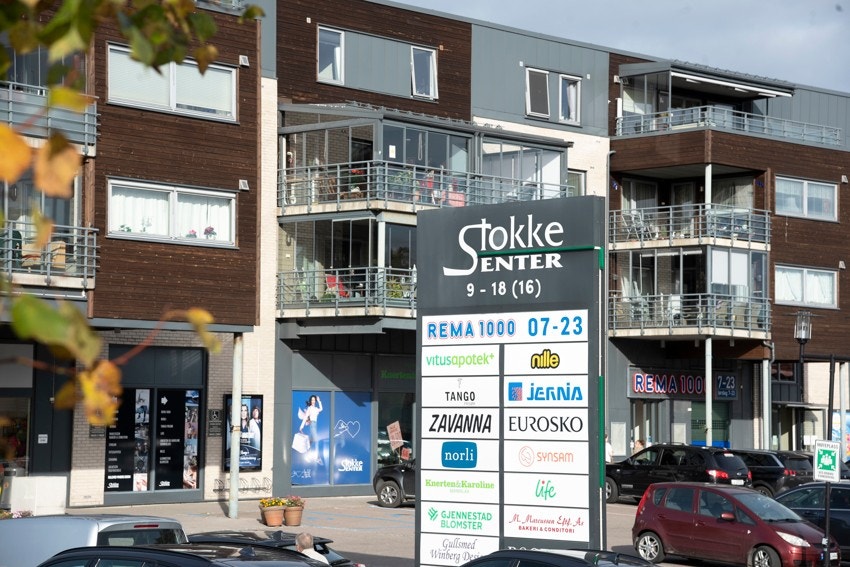 På Stokke Senter kan du handle det meste Galleribilde