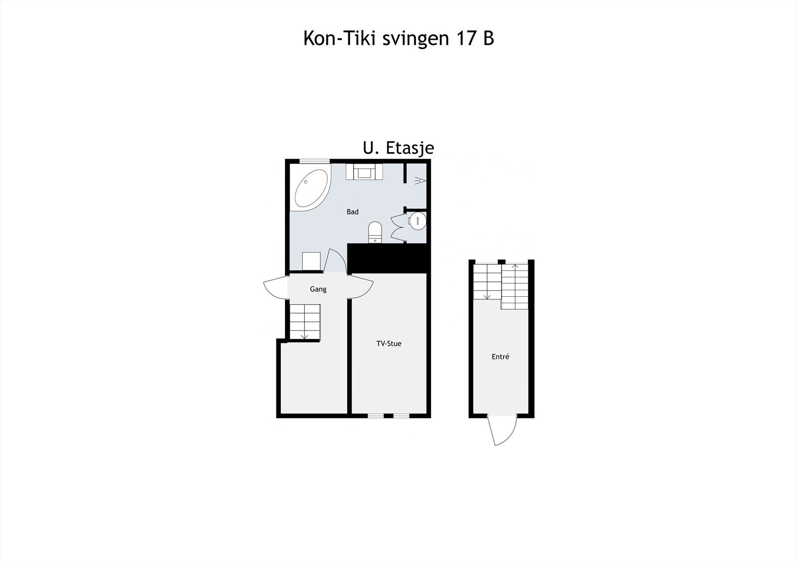 - Plantegning underetasje - Galleribilde