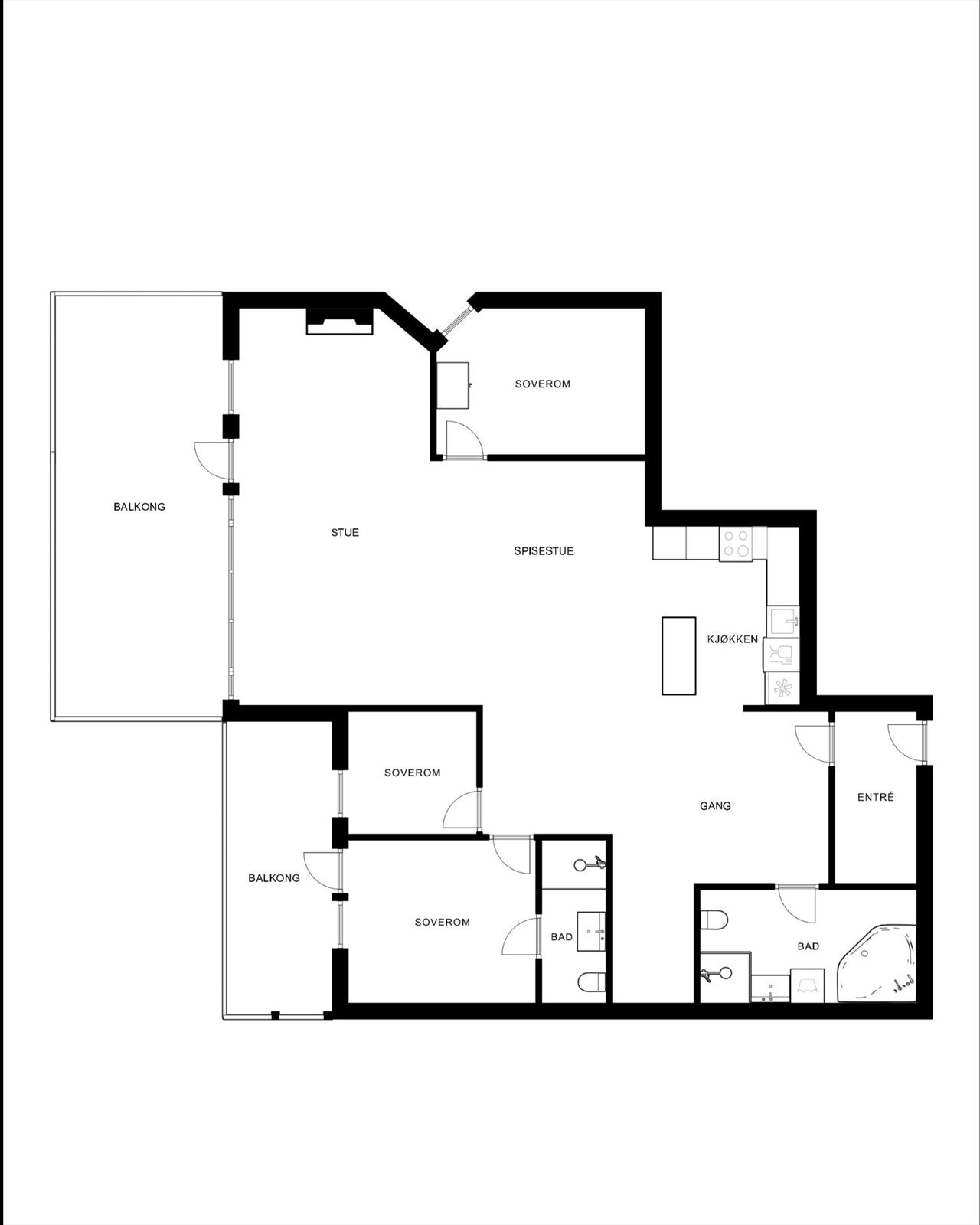 Plantegning. Galleribilde