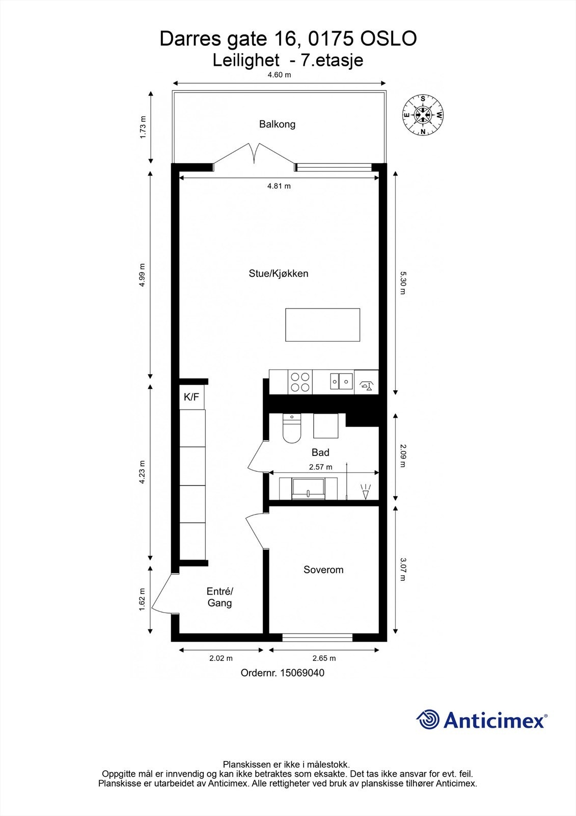 Plantegning Galleribilde