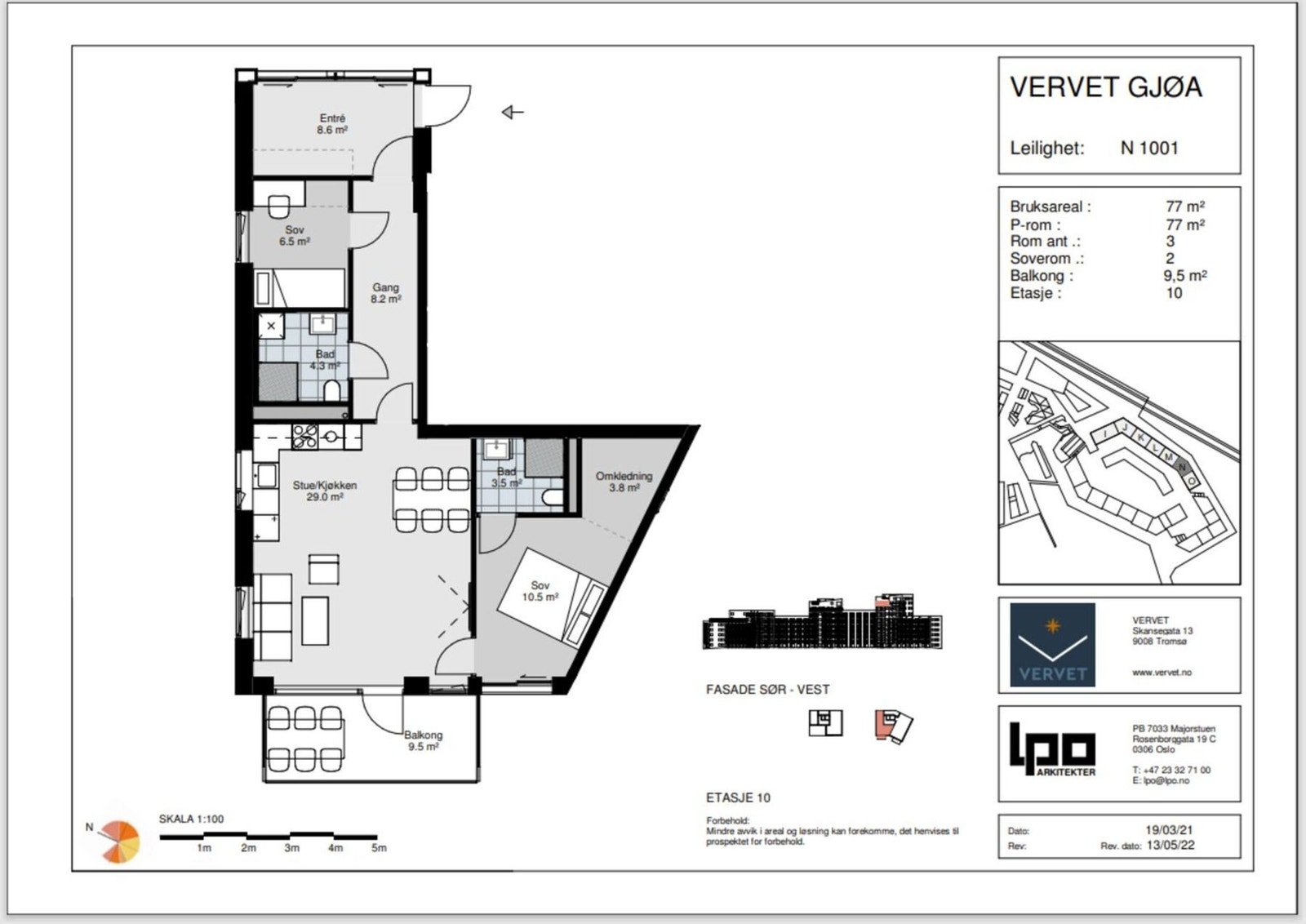 Planskisse Galleribilde