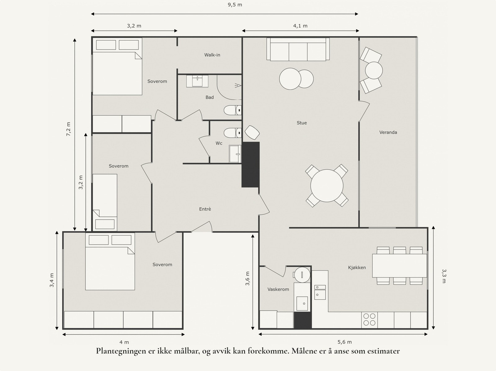 Plantegning Galleribilde