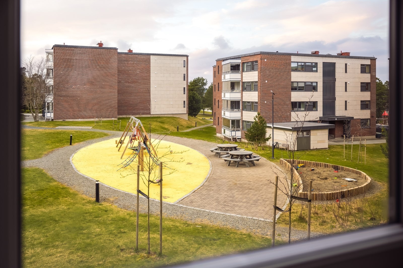 Utsikt fra kjøkkenvinduet. Galleribilde