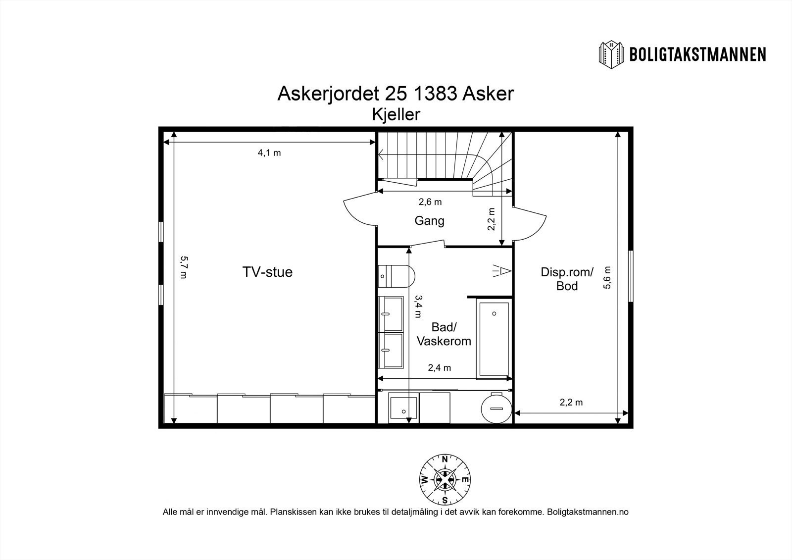 Plantegning kjelleretasje. Galleribilde