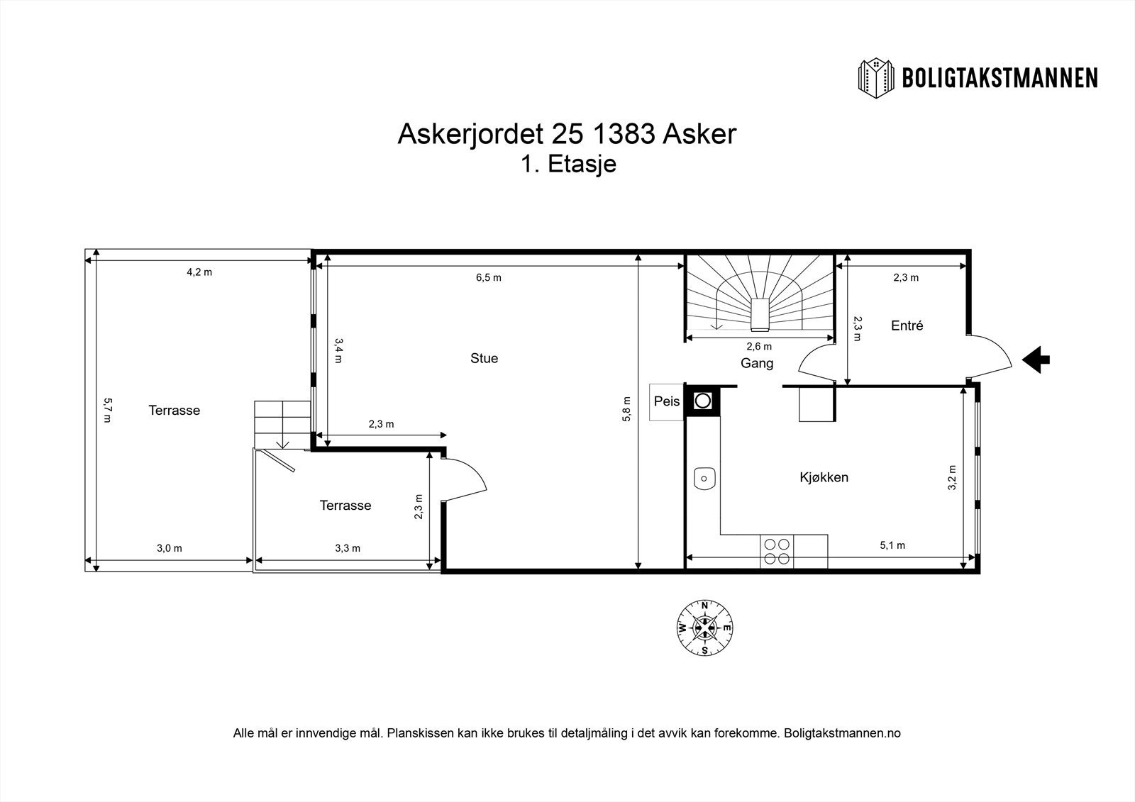 Plantegning 1. etasje. Galleribilde