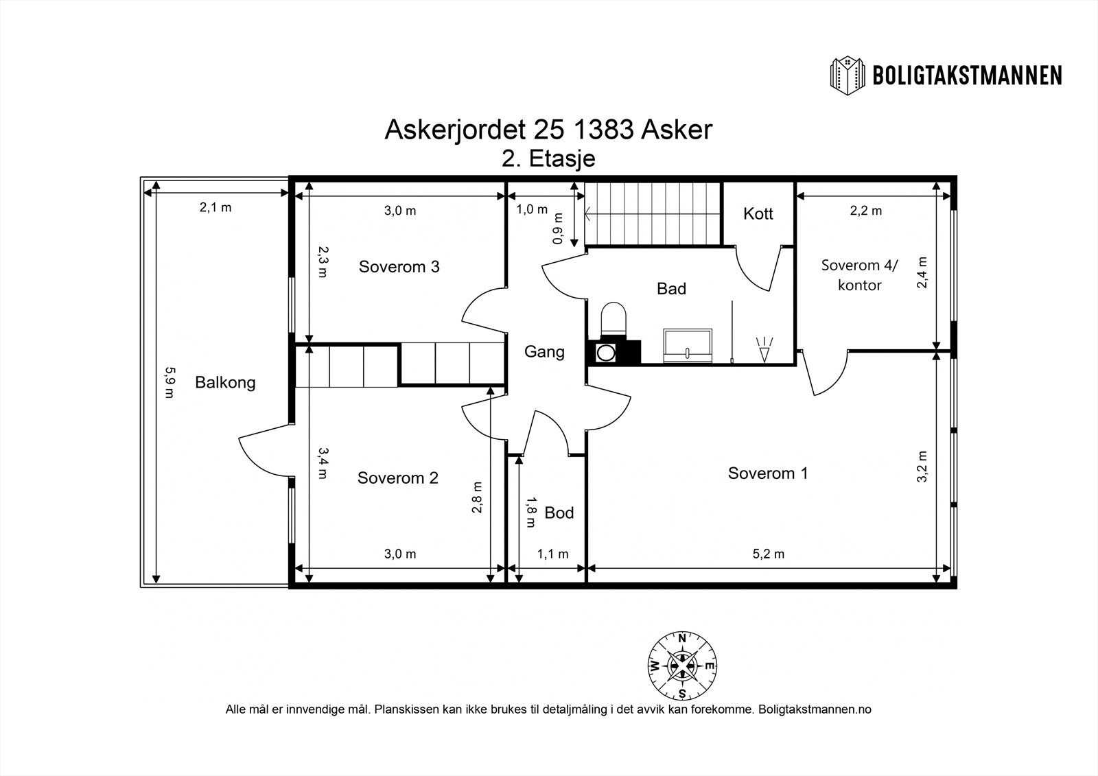 Plantegning 2. etasje. Galleribilde