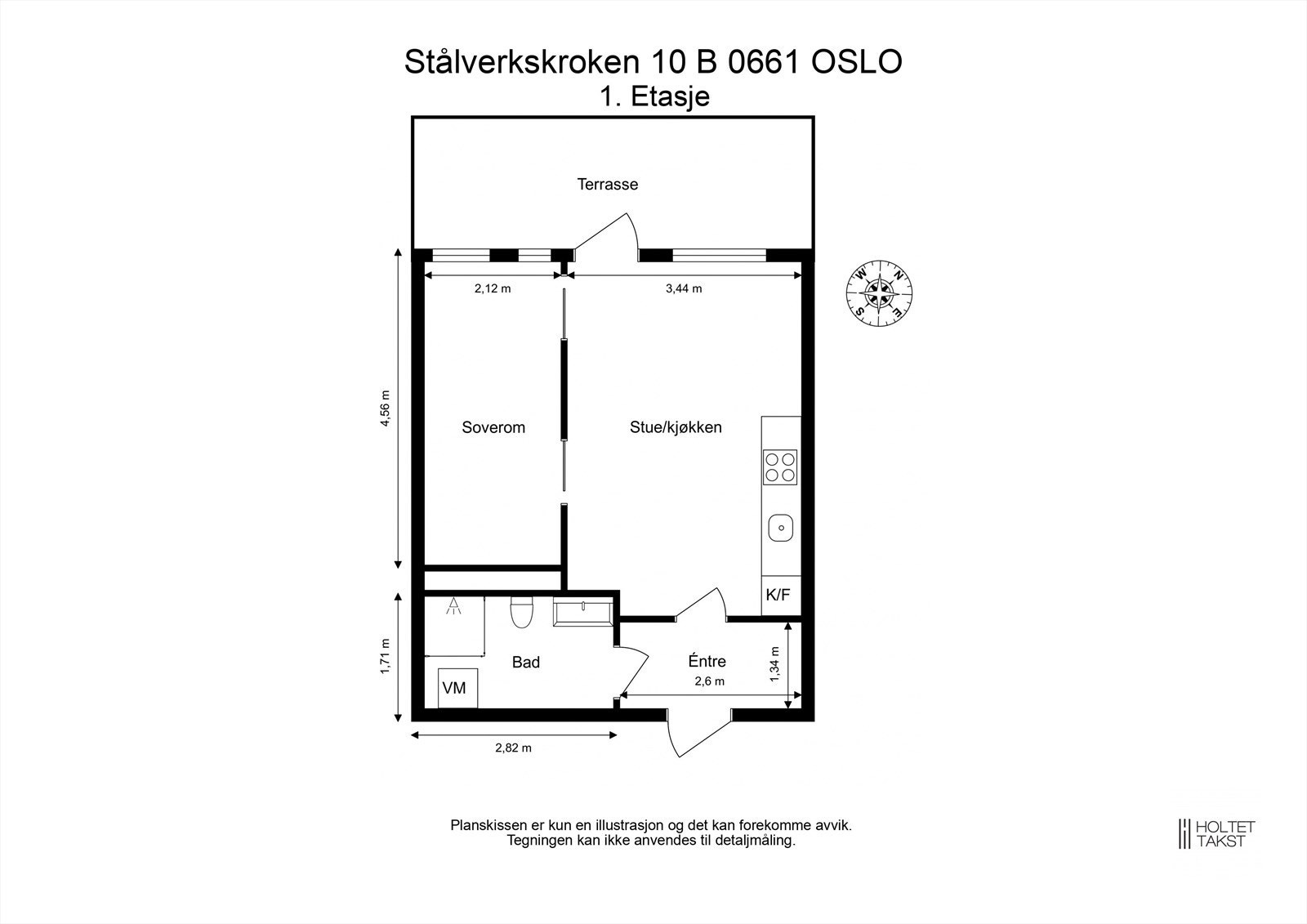 Svært god planløsning med store, gode rom Galleribilde