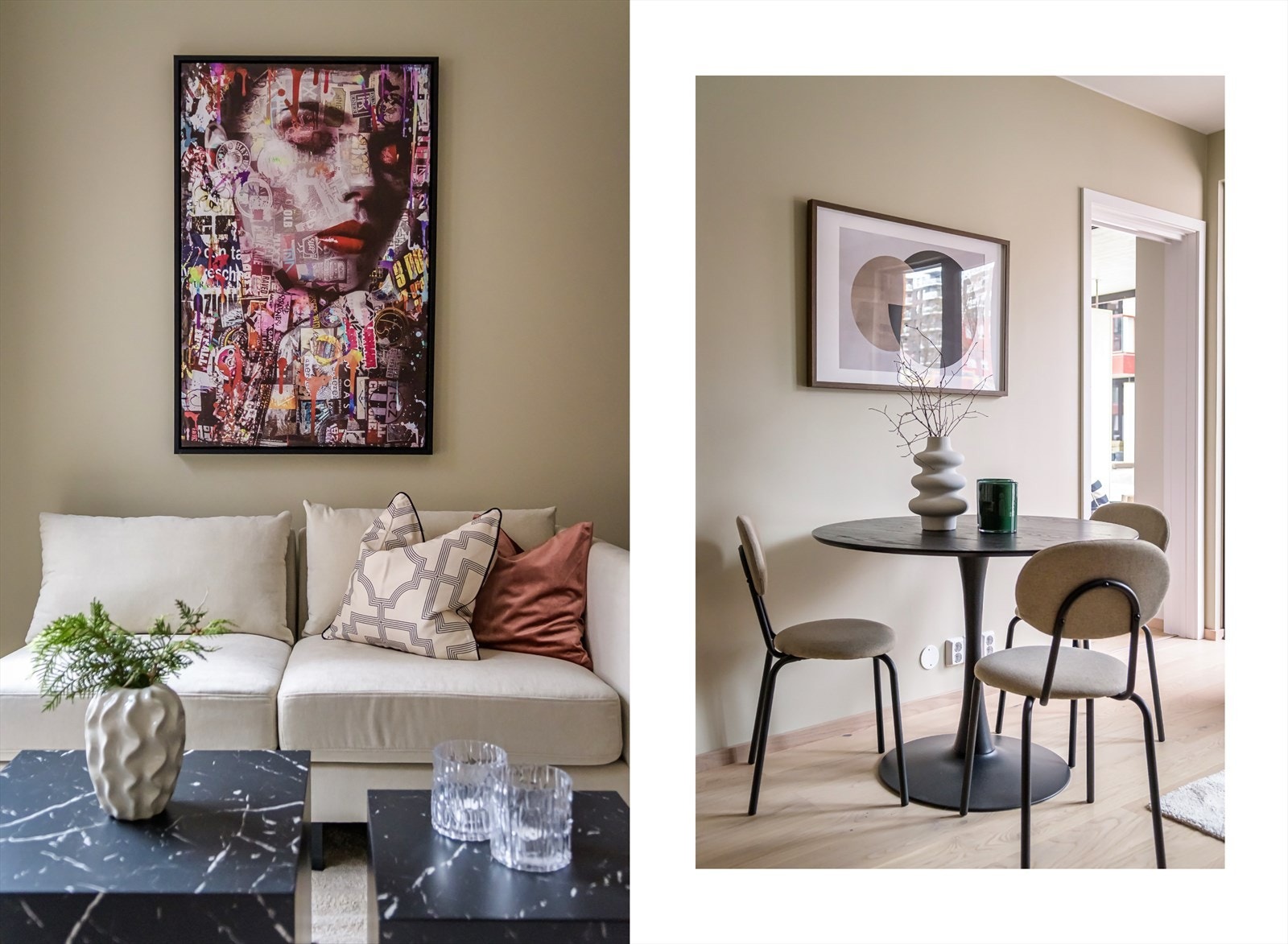 Felleskostnadene dekker blant annet internett og fjernvarme (A-konto). Galleribilde