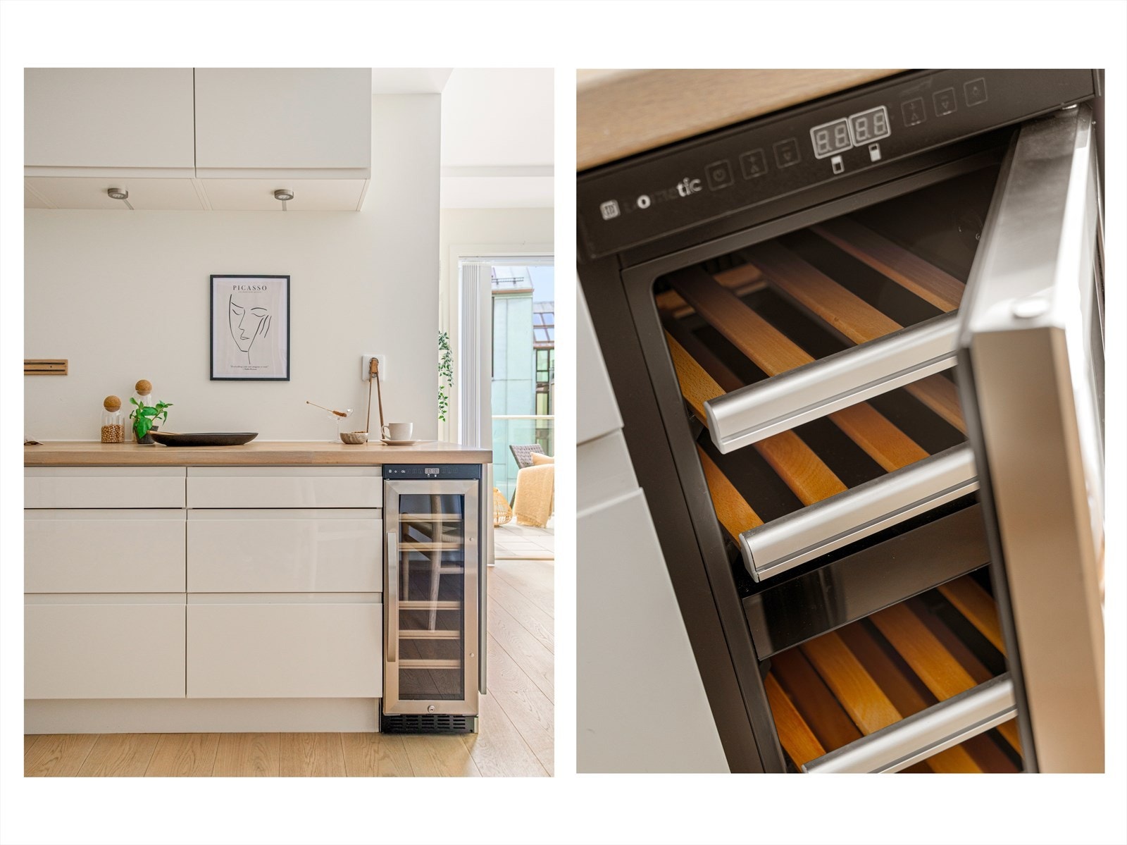 Det er også vinskap på kjøkkenet som medfølger handelen! Galleribilde