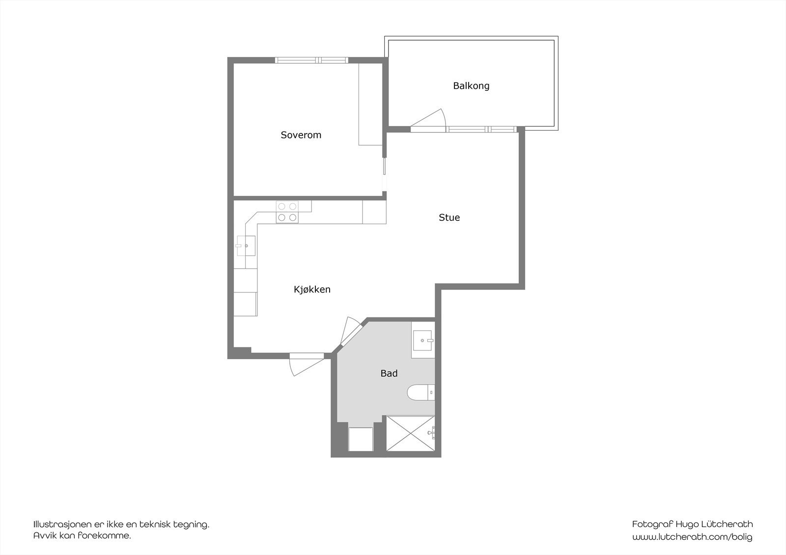 Planskisse Galleribilde