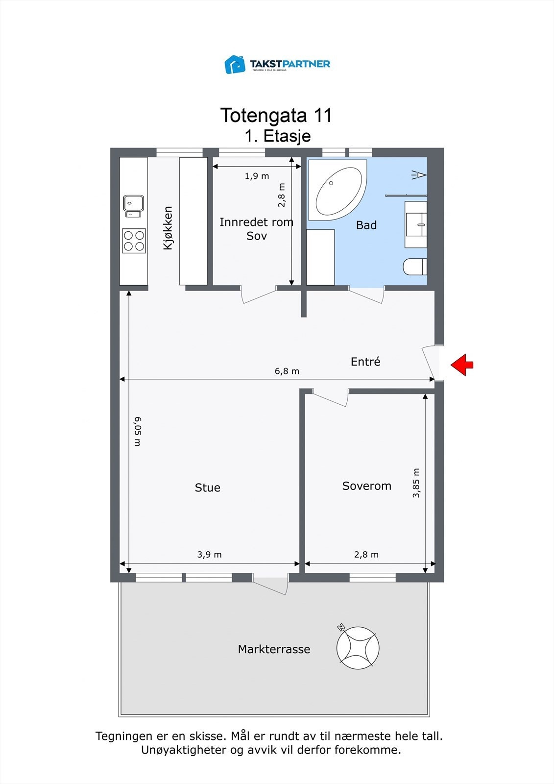 Plantegning Galleribilde