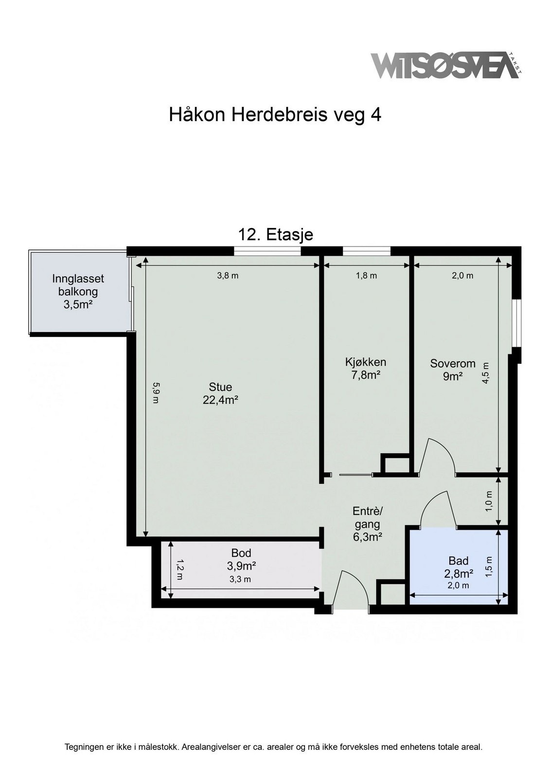 Plantegning Galleribilde