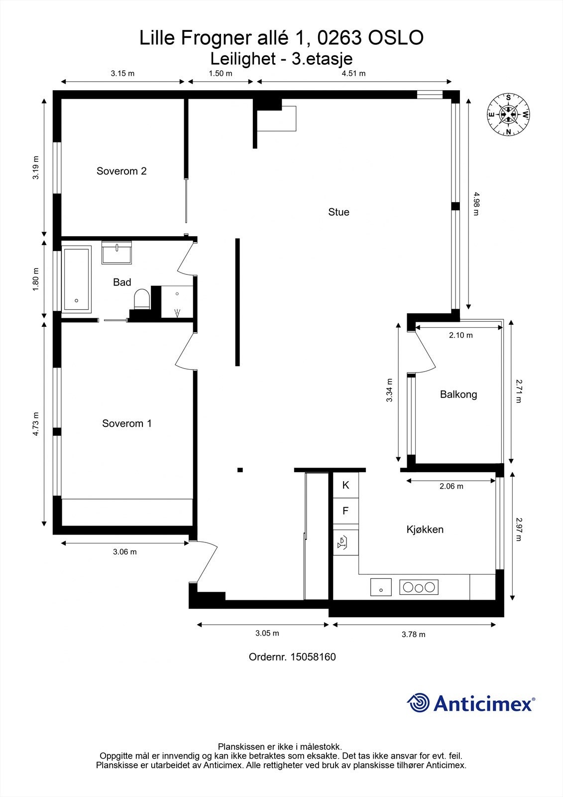 Plantegning Galleribilde