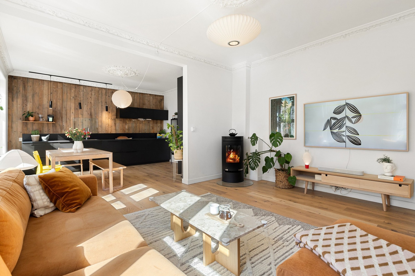 Rommets utforming gir fleksible møbleringsmuligheter. Galleribilde