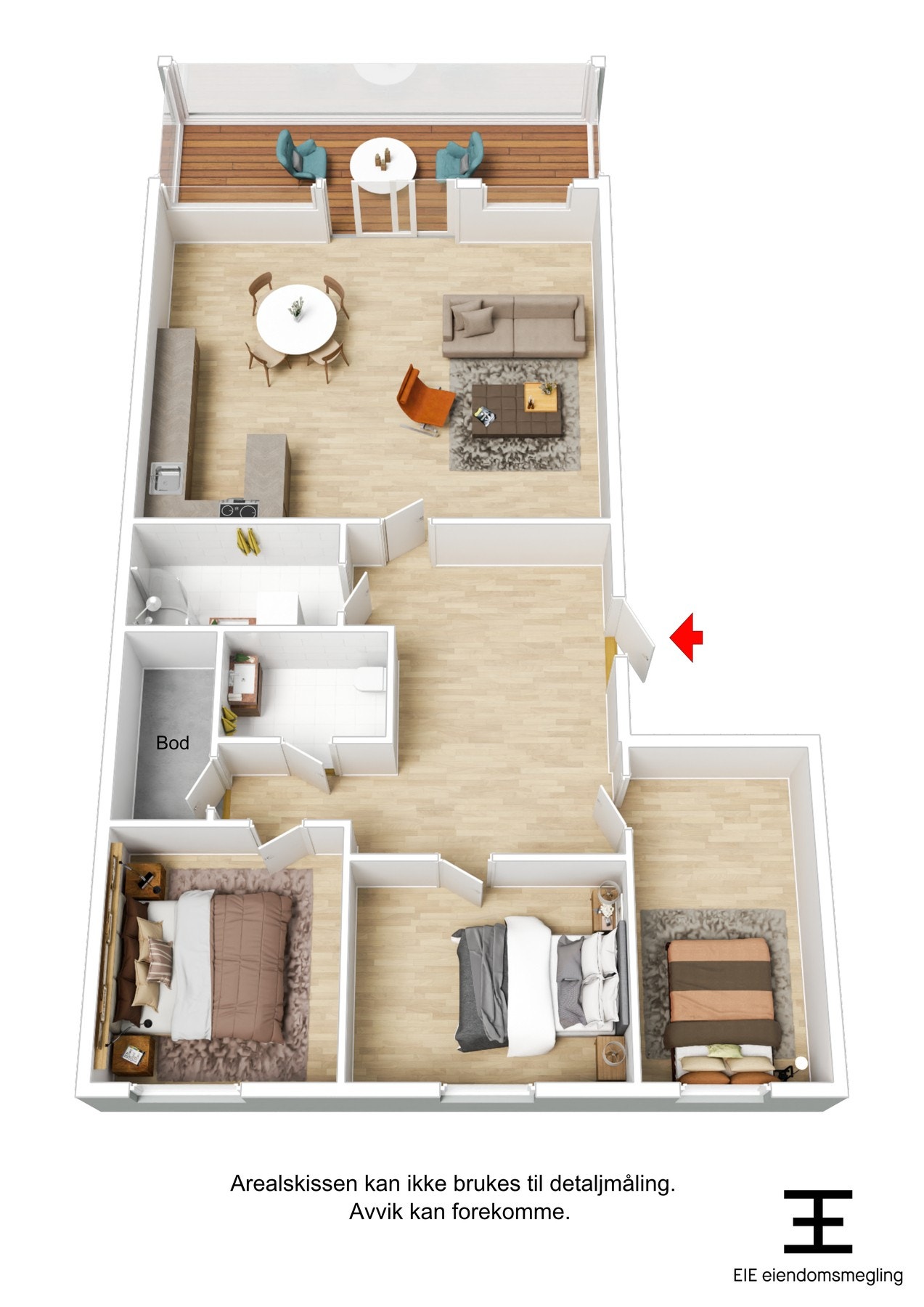 Digital plantegning. Galleribilde