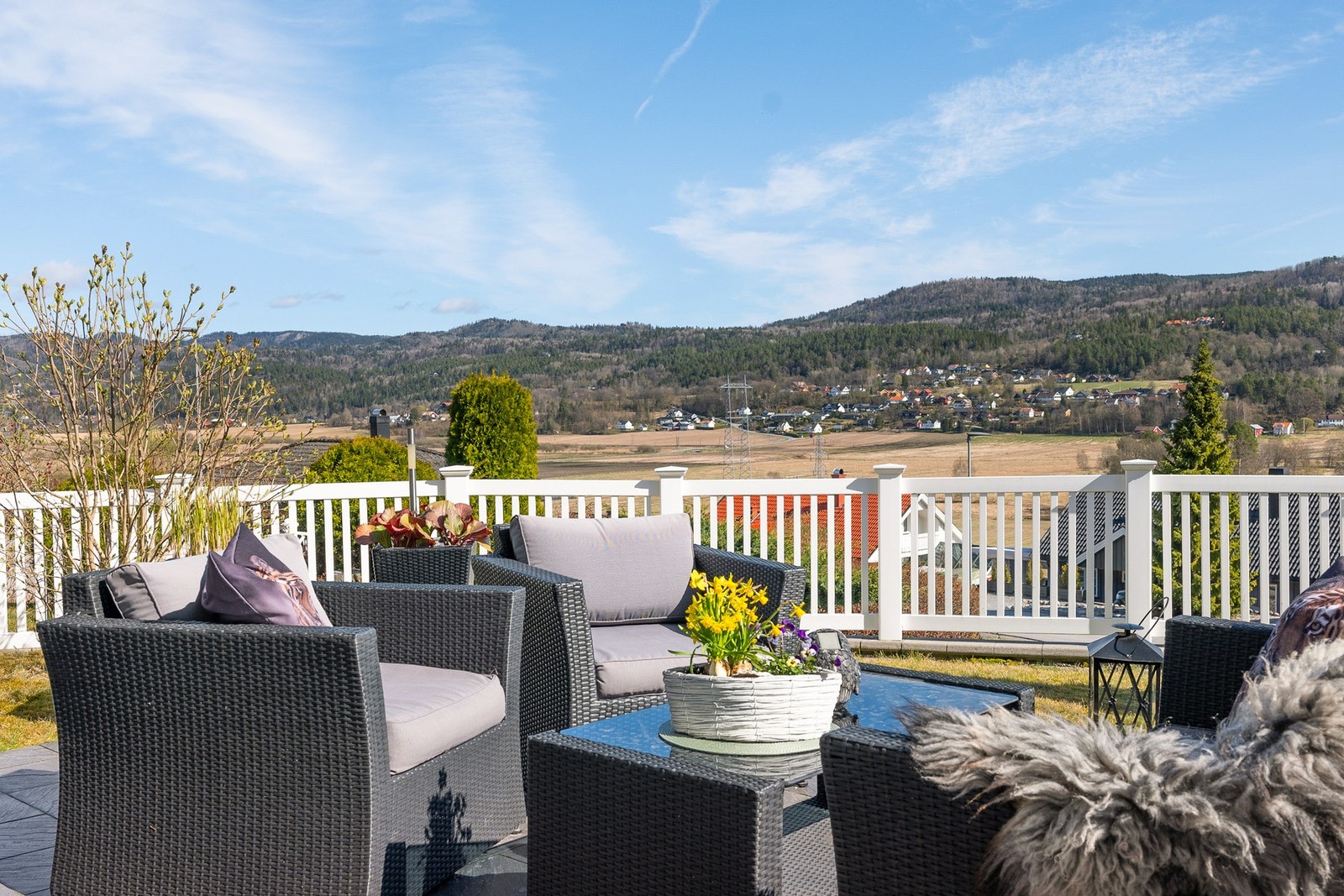 Flott utsikt mot Gjerpensdalen Galleribilde