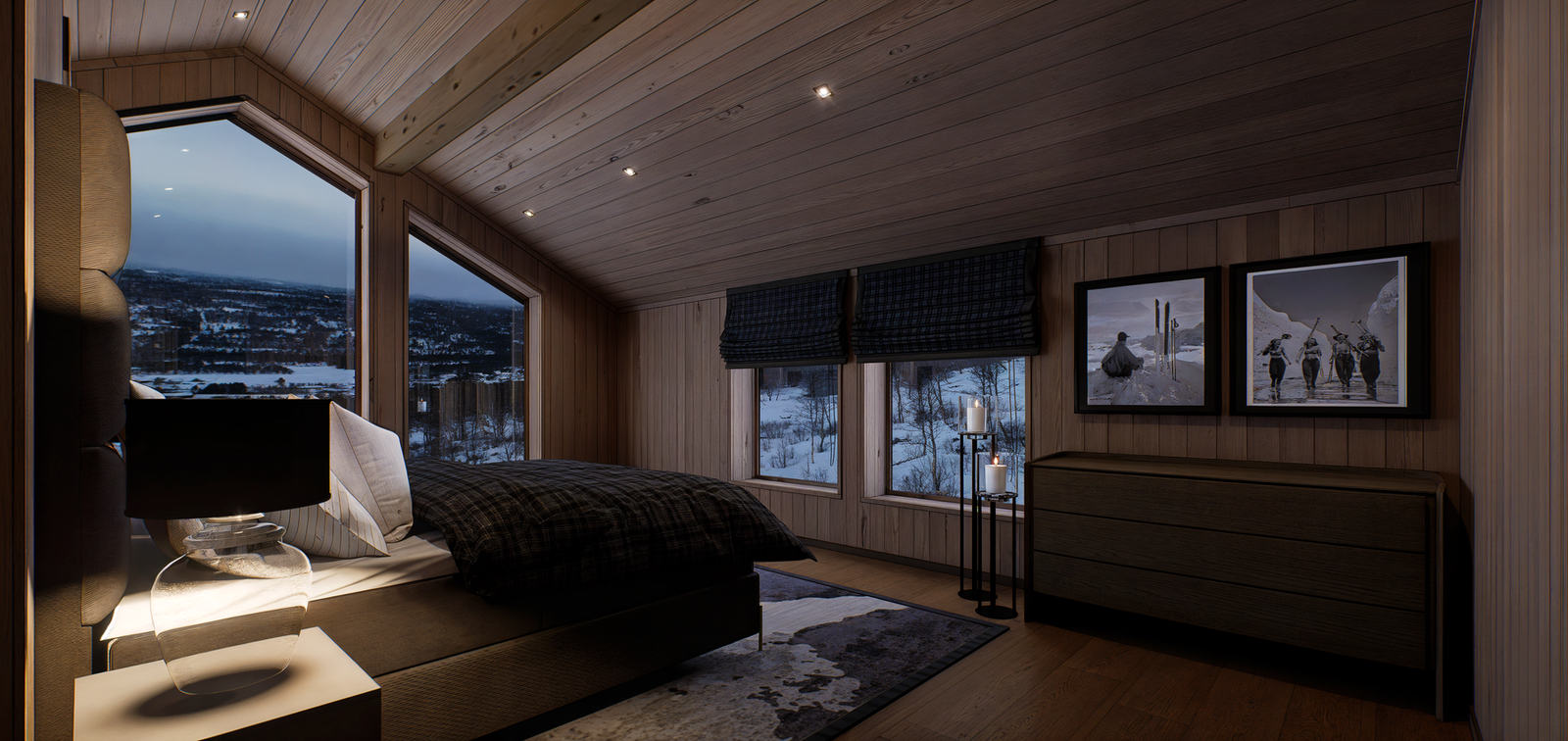 Master soverom med eget bad, et elegant sted å starte og avslutte dagen i luksuriøse omgivelser