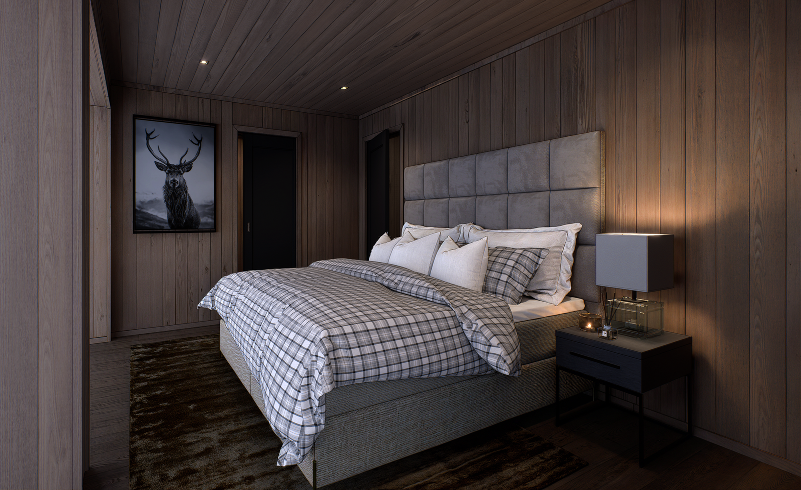 Hytten består av 5 soverom