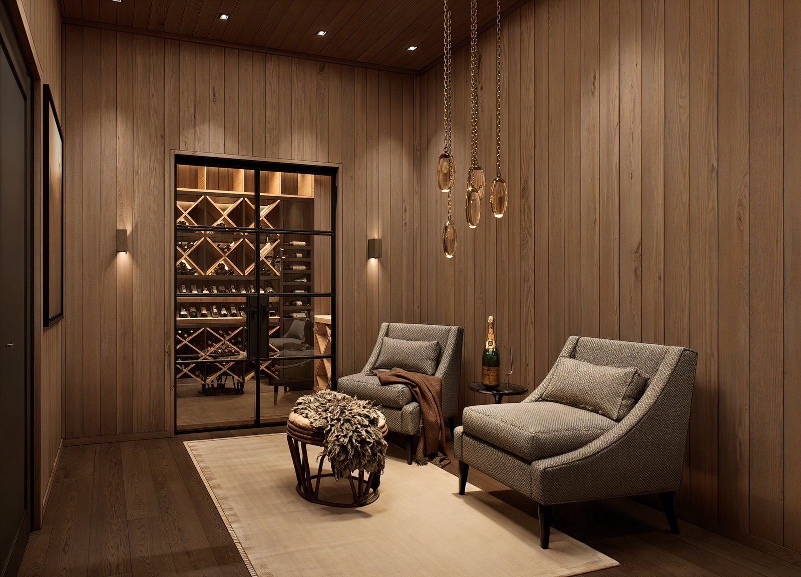 Det blir også bygget en lekker vinkjeller