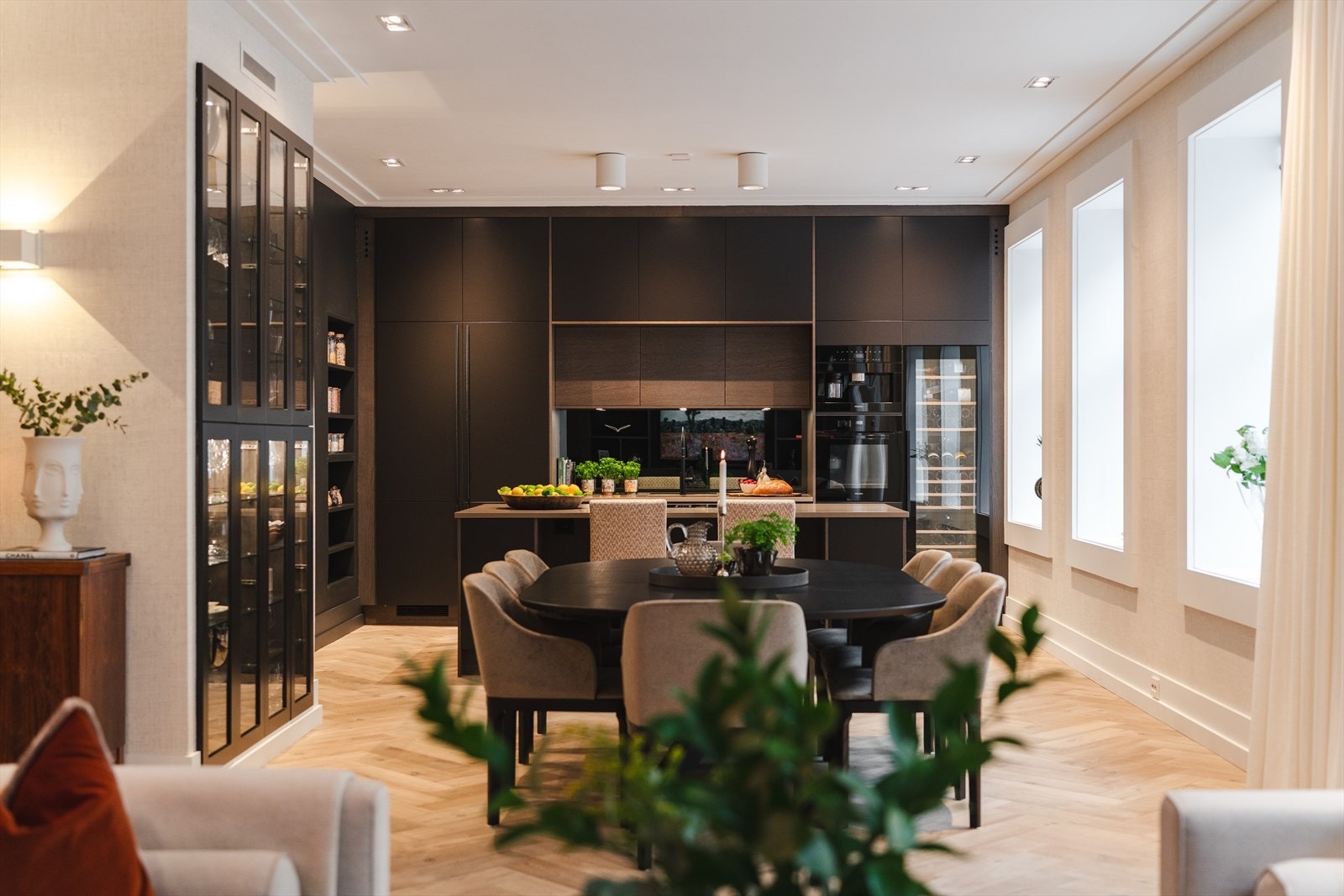 Dette er en sosial leilighet med plass til mange gjester. Galleribilde