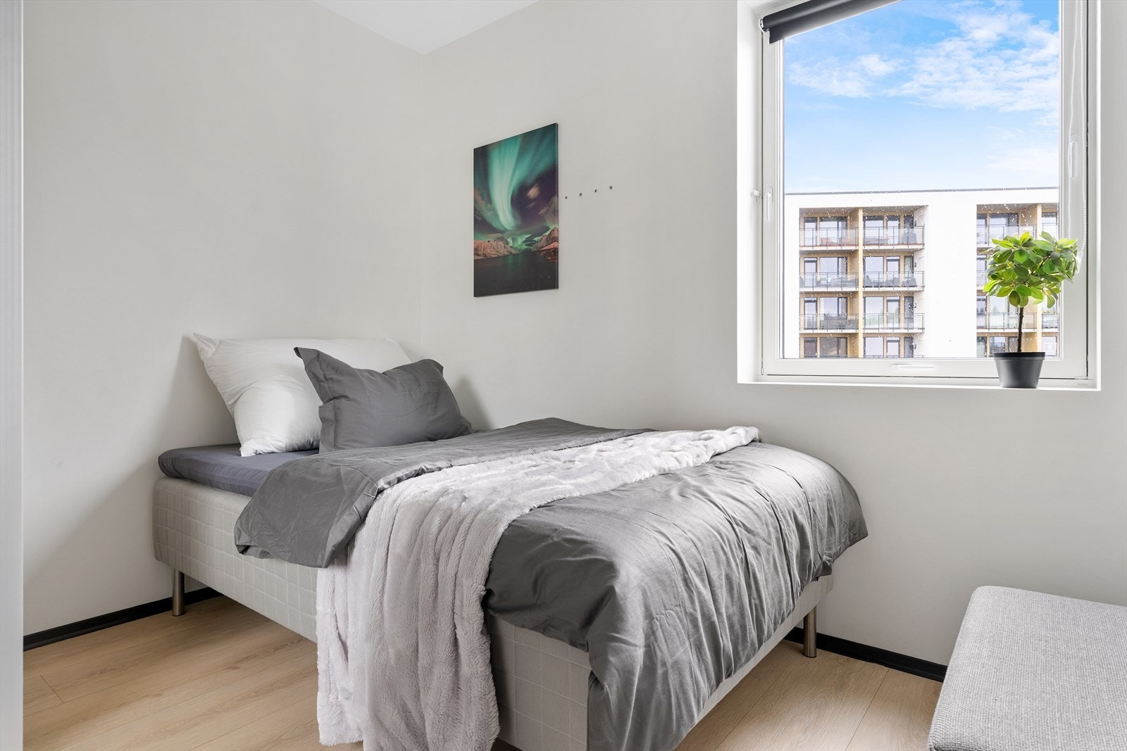 Hovesoverommet er på 7.4 kvm. Galleribilde