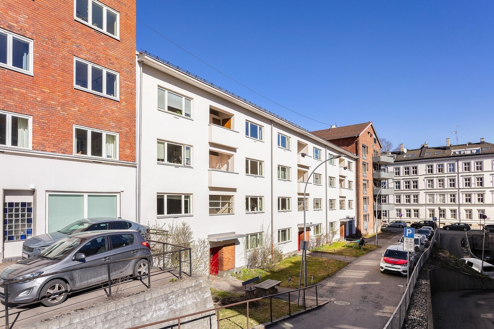 Flott fasade pusset opp i 2023. Galleribilde