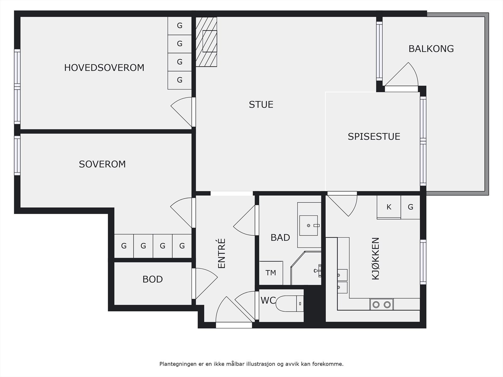 Plantegning Kallerudvegen 10B Galleribilde