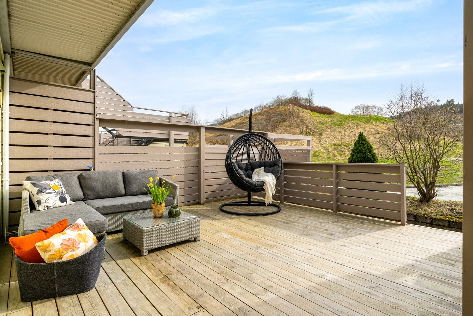 Denne vender mot et stille og rolig tun uten gjennomgangstrafikk. Galleribilde