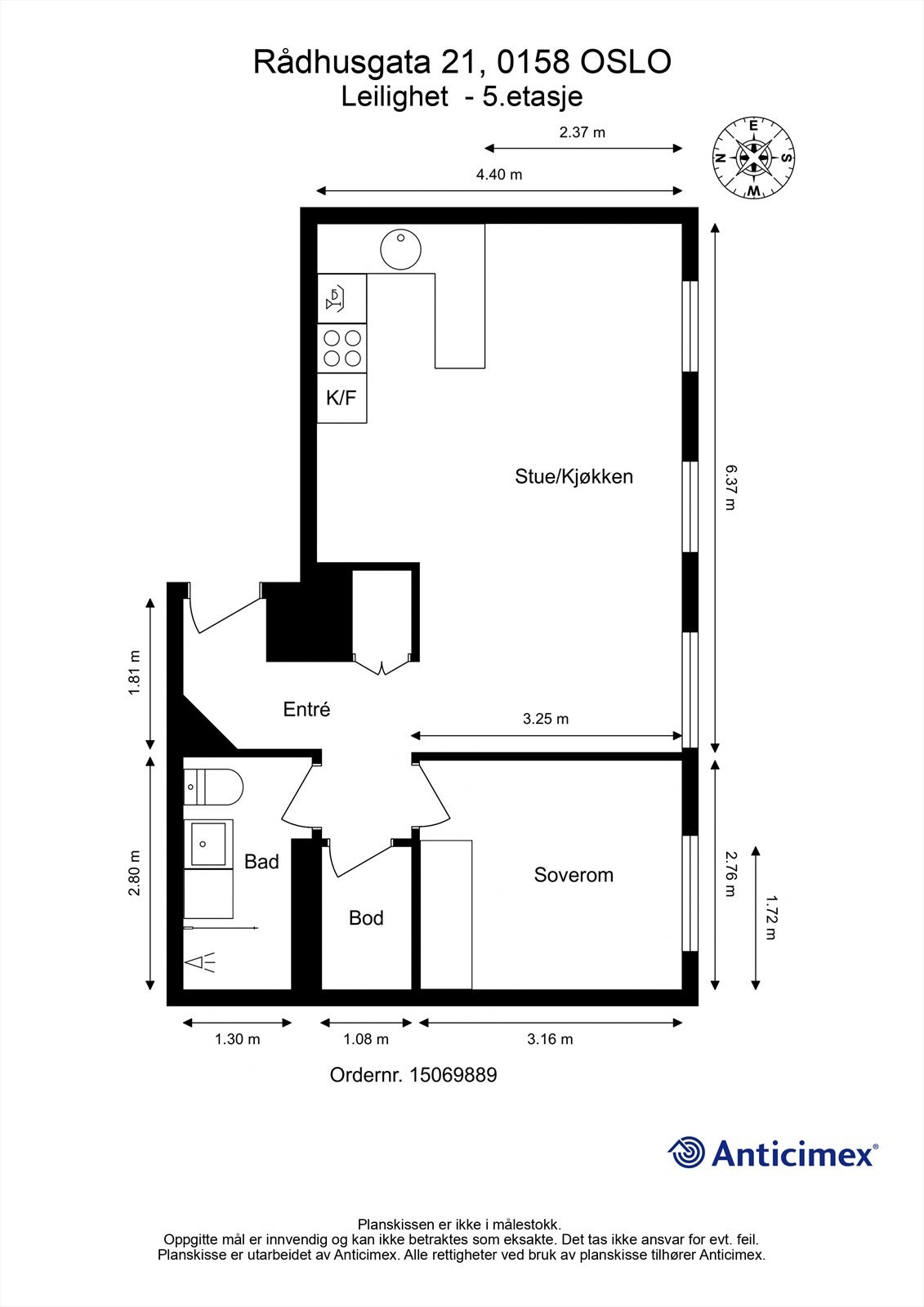 Plantegning Galleribilde