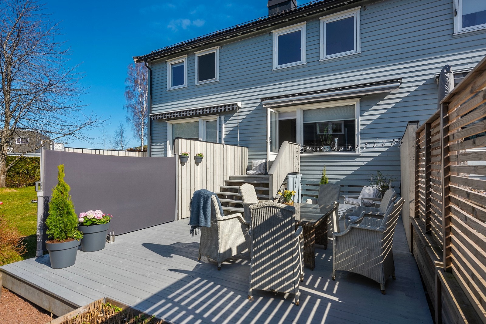 Stor terrasse på nesten 30 kvm Galleribilde