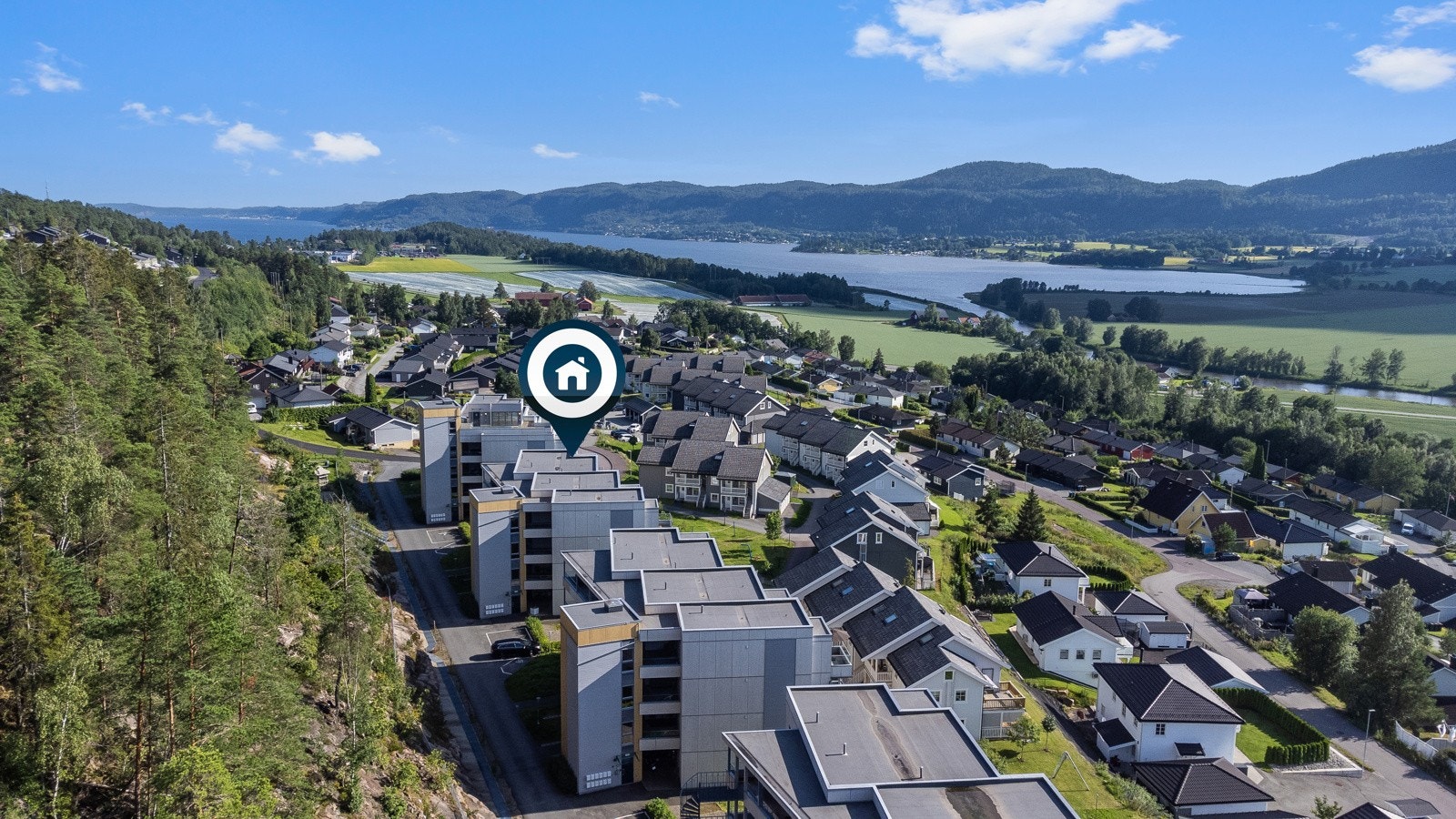 Skafjellveien ligger idyllisk til med kort vei til det aller meste. Galleribilde