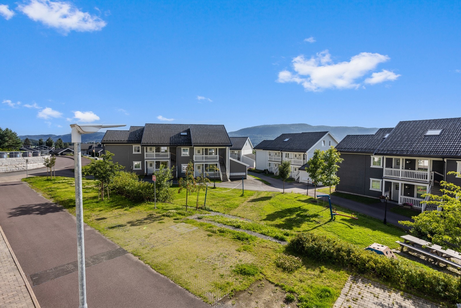 Utsikt fra terrassen. Galleribilde